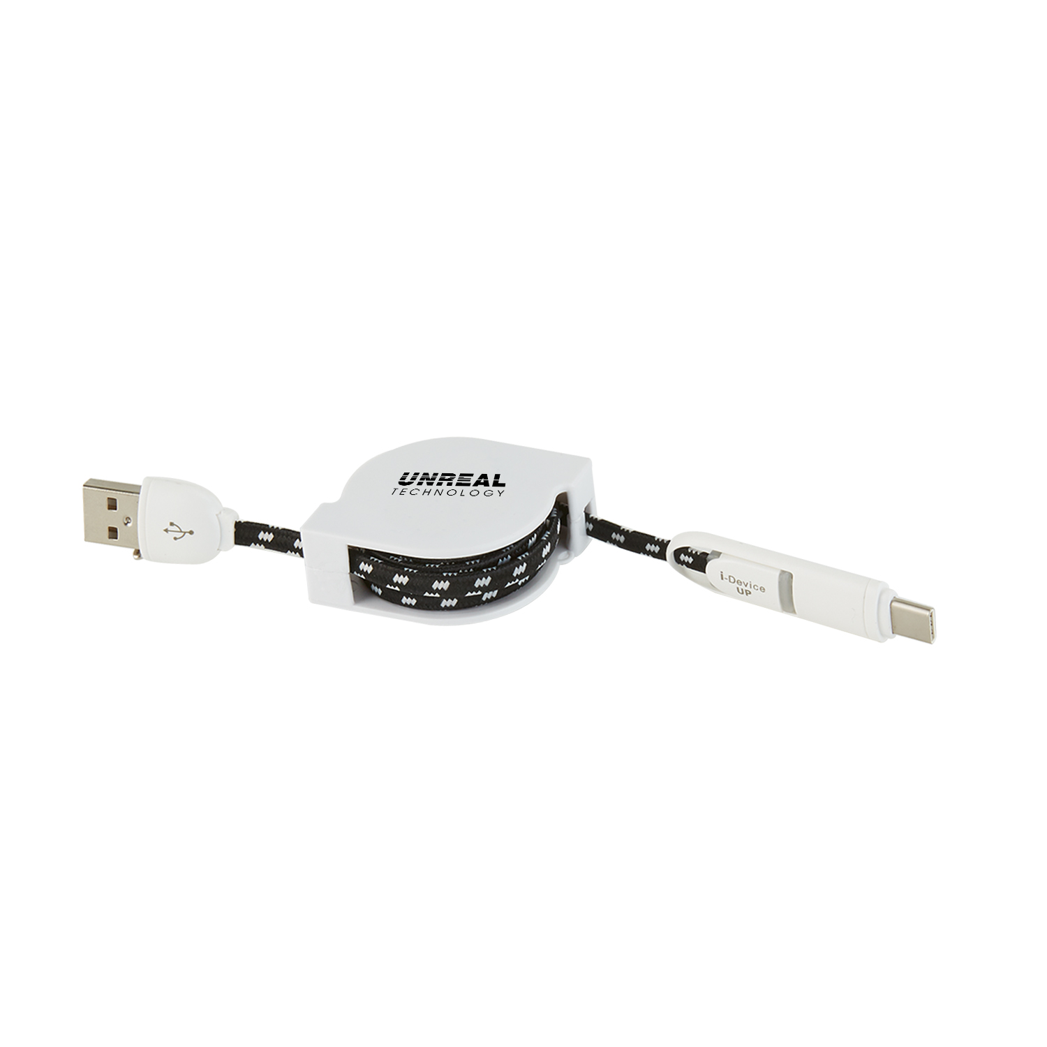 Picture of 3-in-1 Retractable Fabric Charge-It™ Cable