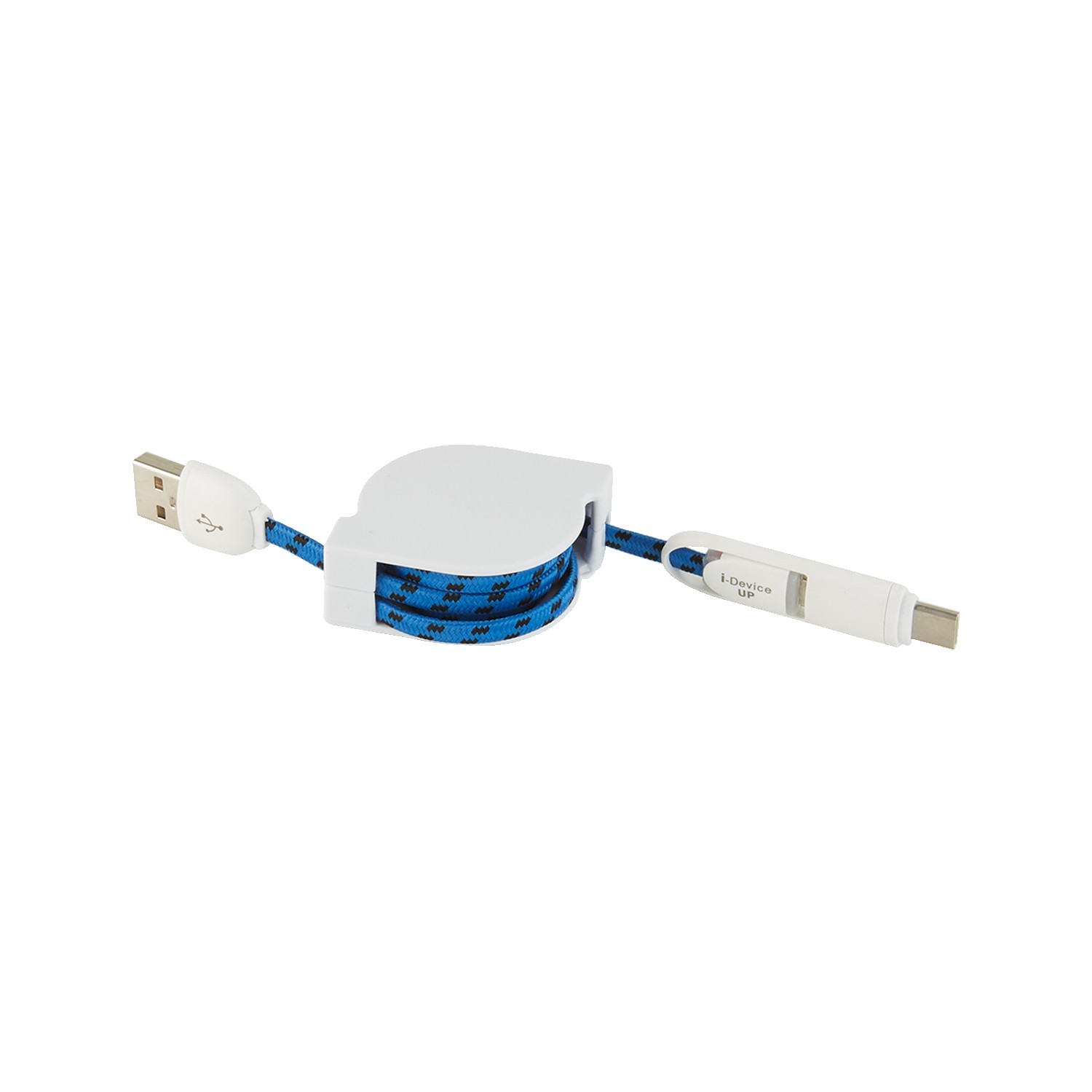 Picture of 3-in-1 Retractable Fabric Charge-It™ Cable