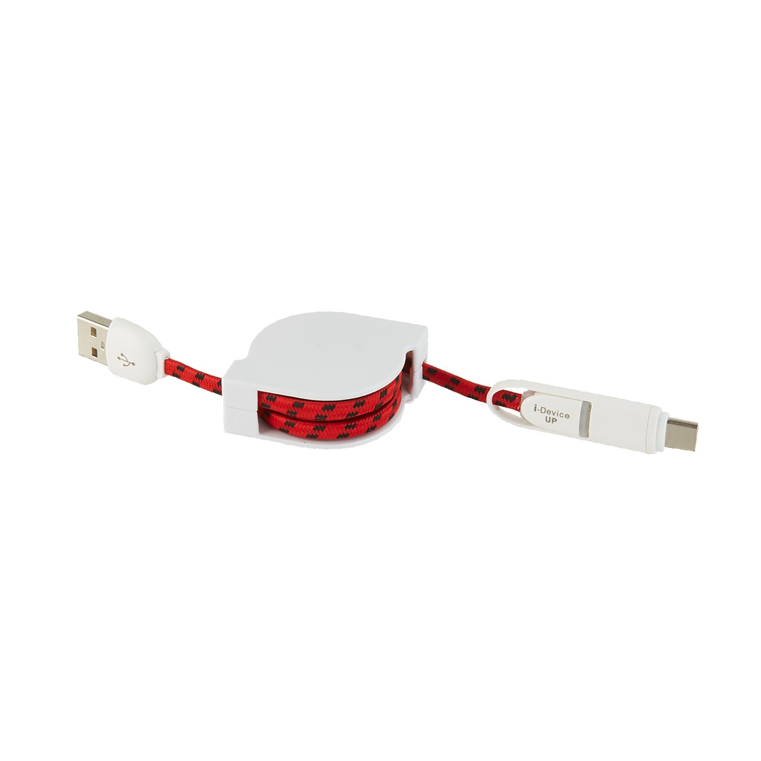 Picture of 3-in-1 Retractable Fabric Charge-It™ Cable