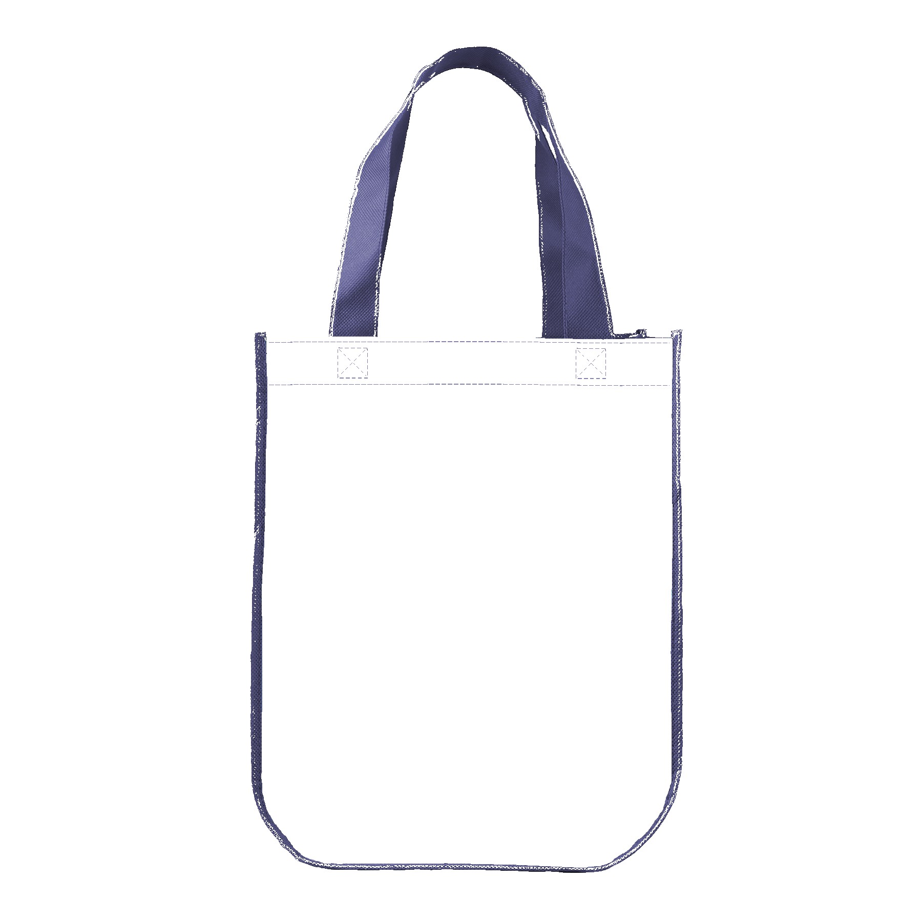 Picture of Yuma Sublimated Non-Woven Curve Bottom Tote Bag