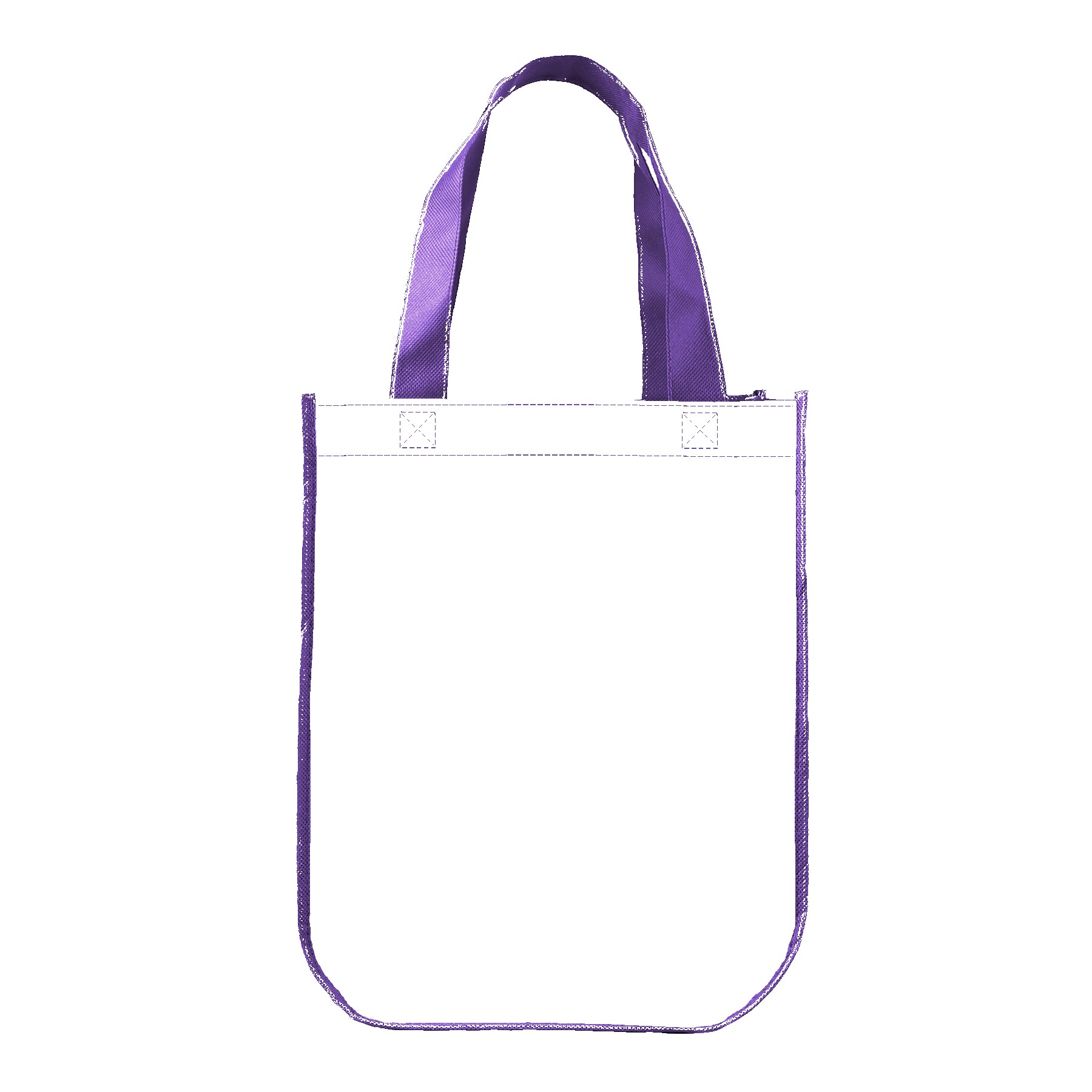 Picture of Yuma Sublimated Non-Woven Curve Bottom Tote Bag