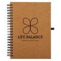 Picture of Bonded Leather Spiral Notebook W/FSC® Recycled Paper (5" x 7")