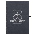 Picture of Bonded Leather Spiral Notebook W/FSC® Recycled Paper (5" x 7")