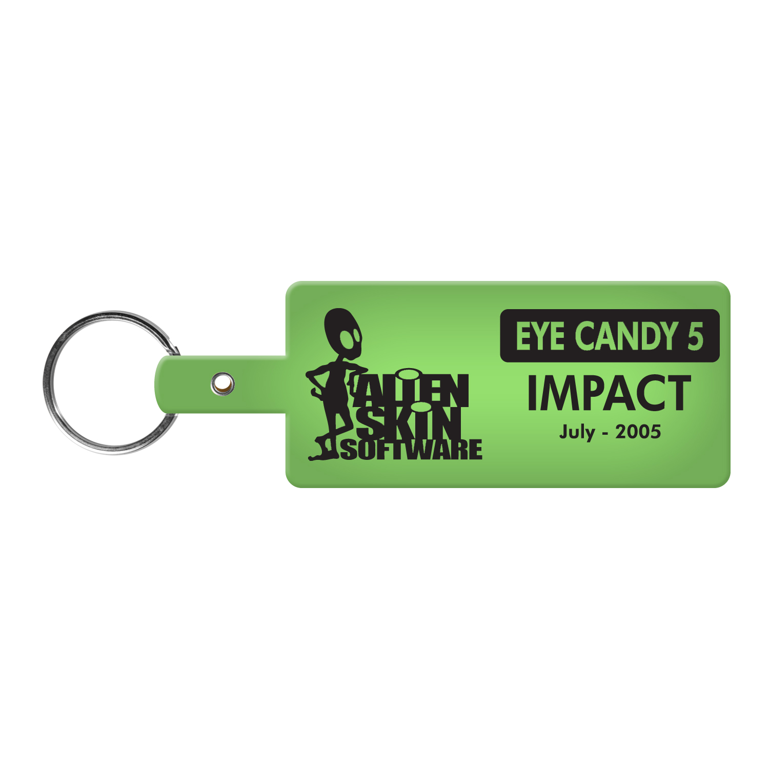 Picture of Rectangle Shape Flexible Key Tag
