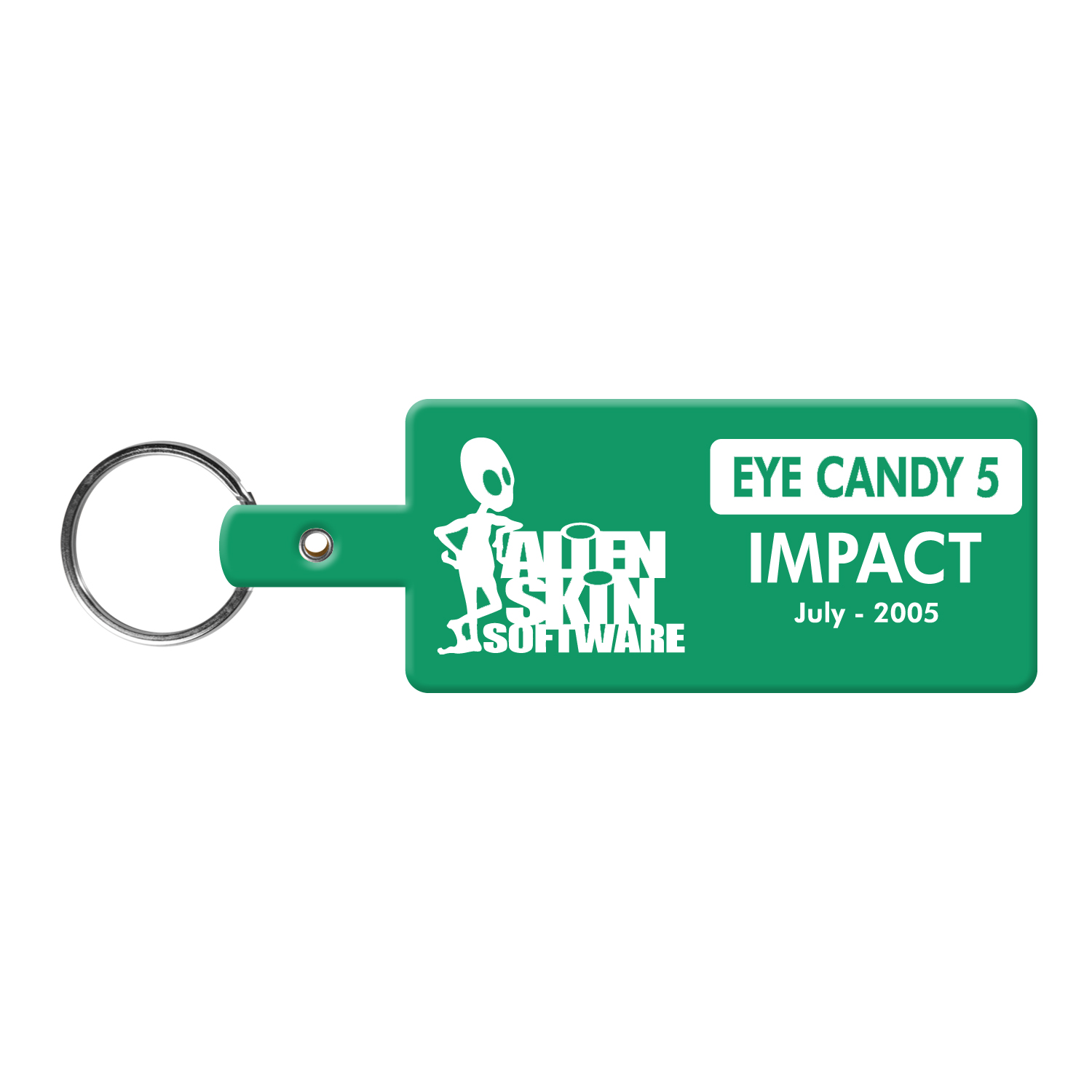 Picture of Rectangle Shape Flexible Key Tag