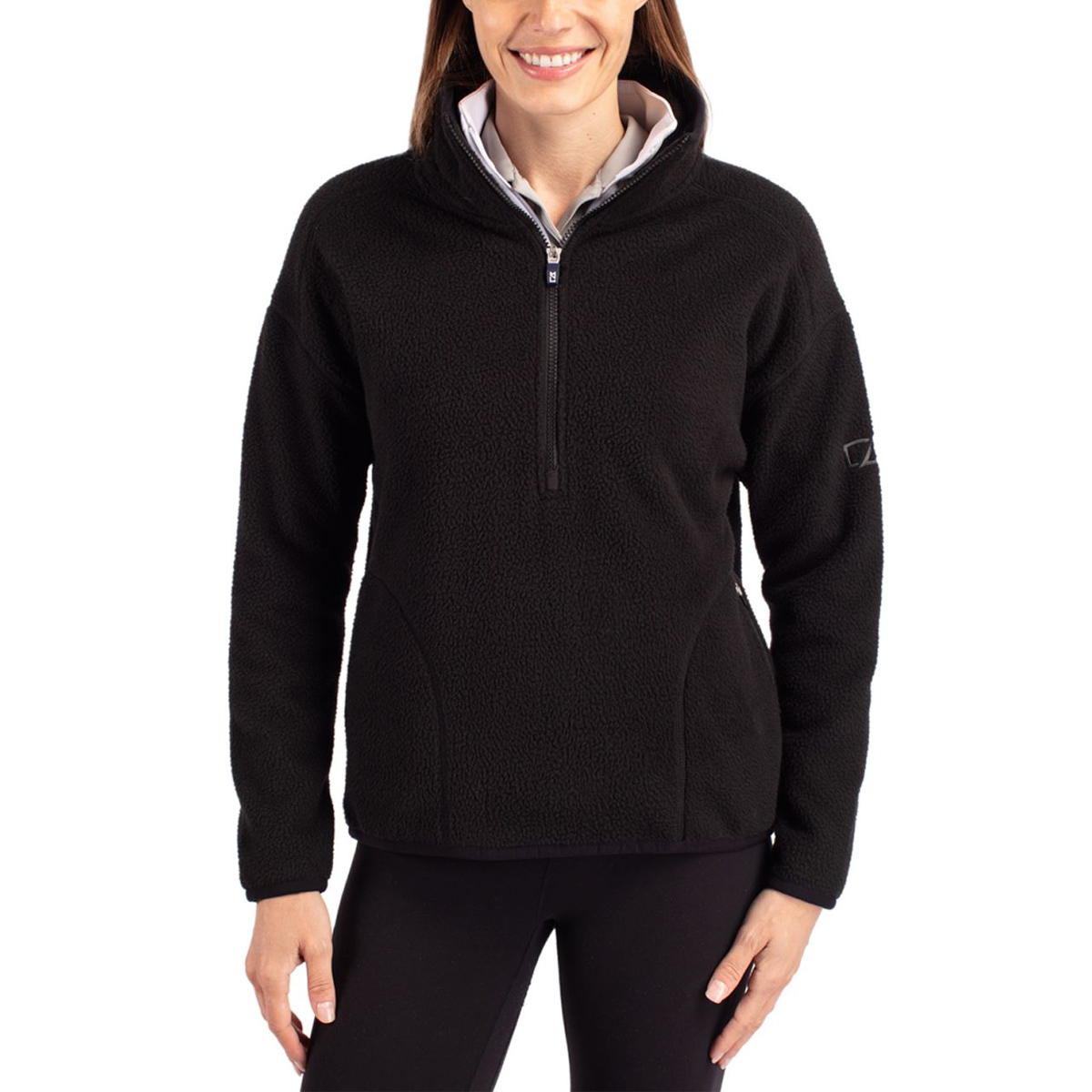 Picture of Cutter & Buck Women's Cascade Recycled Sherpa Fleece Jacket