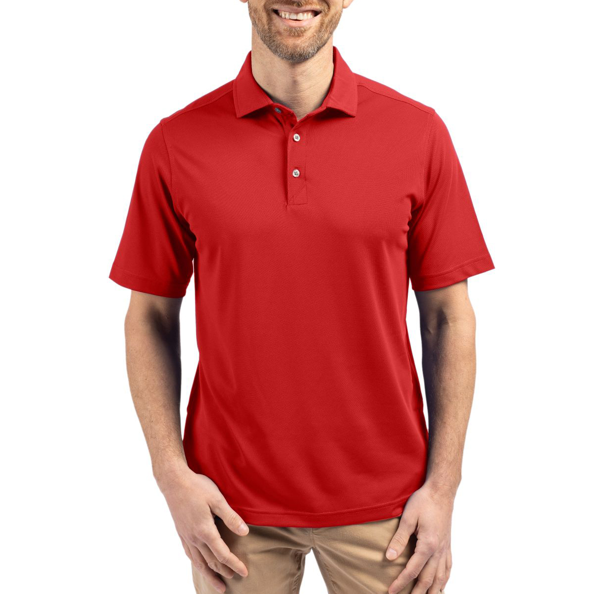 Picture of Cutter & Buck Men's Virtue Recycled Featherlight Pique Polo