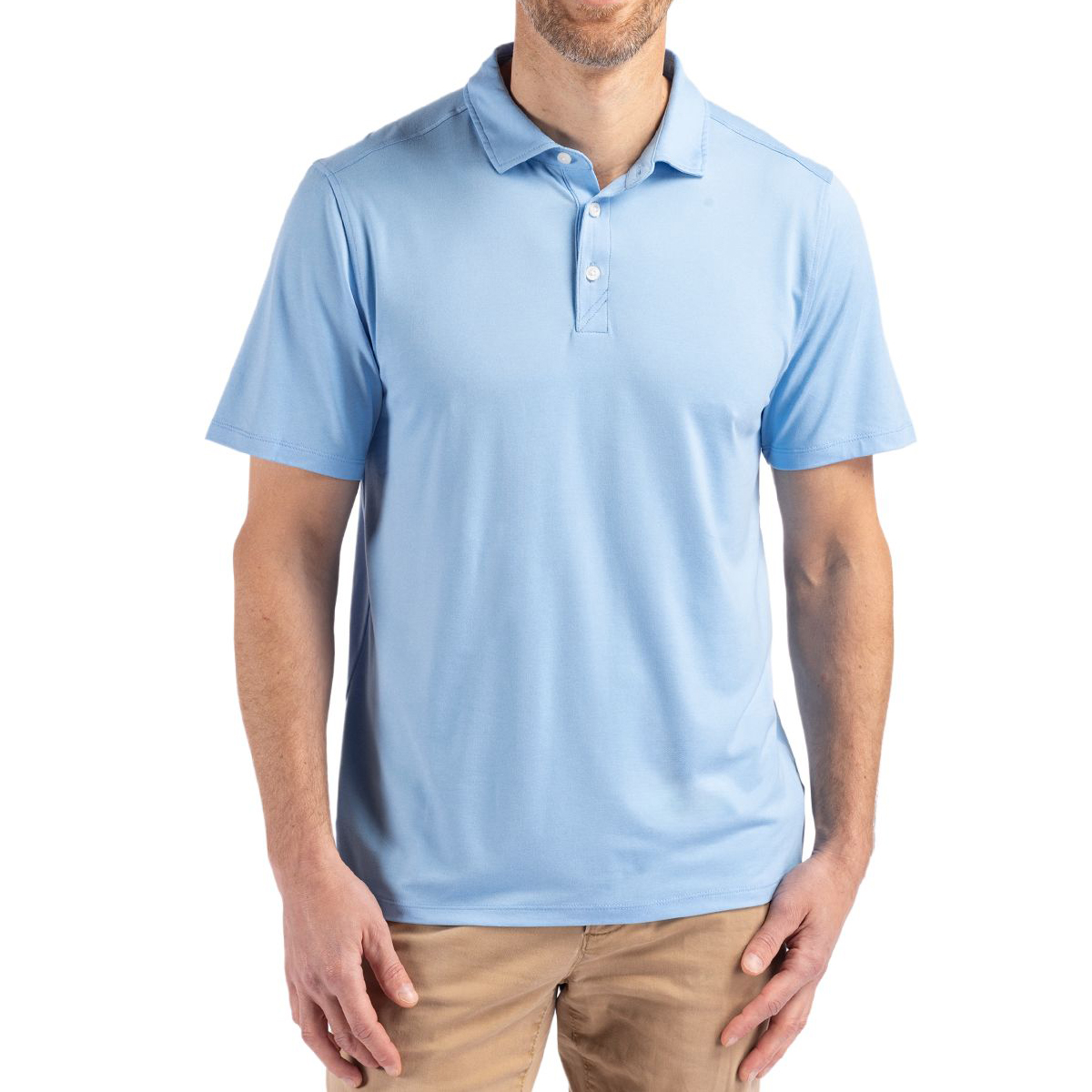 Picture of Cutter & Buck Men's Coastline Recycled Double Peached Polo