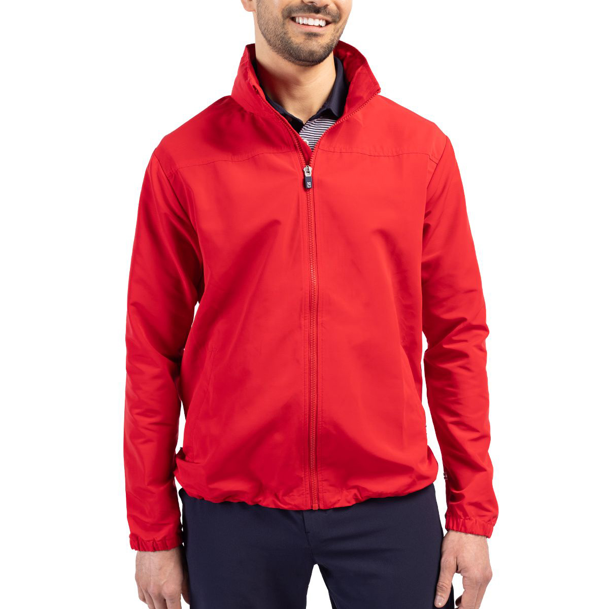 Picture of Cutter & Buck Men's Charter Recycled Packable Full Zip Jacket