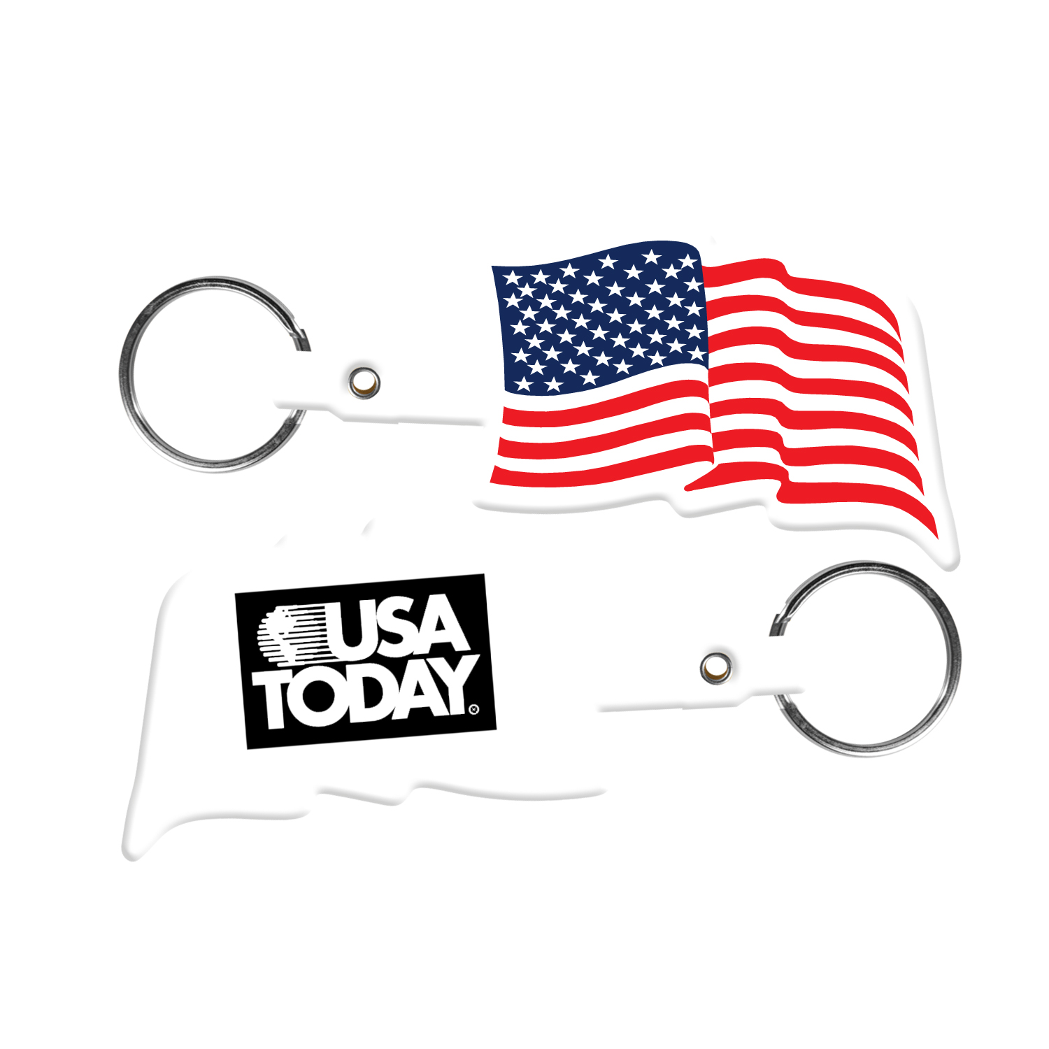 Picture of US Flag Flexible Key Tag