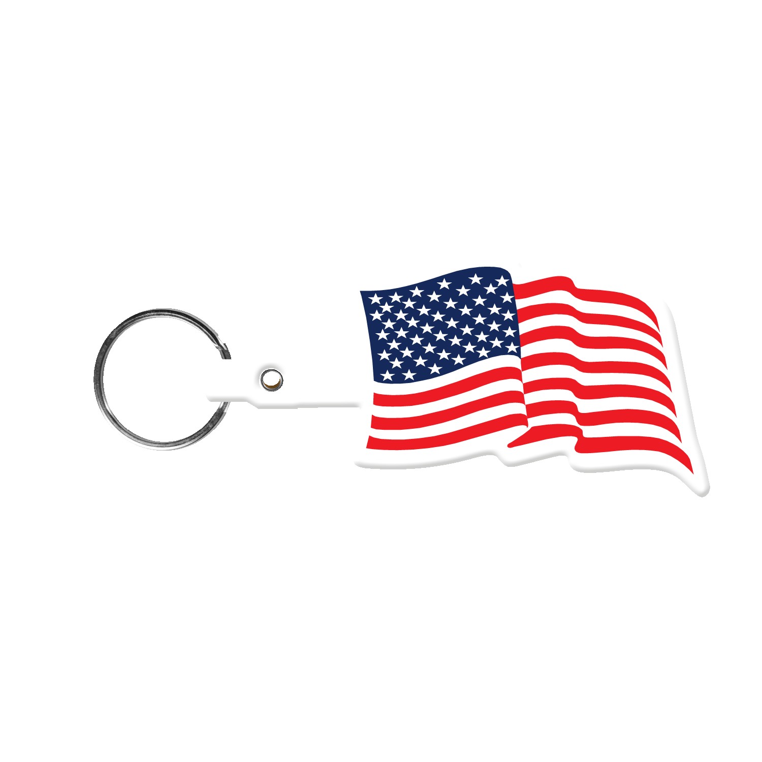 Picture of US Flag Flexible Key Tag