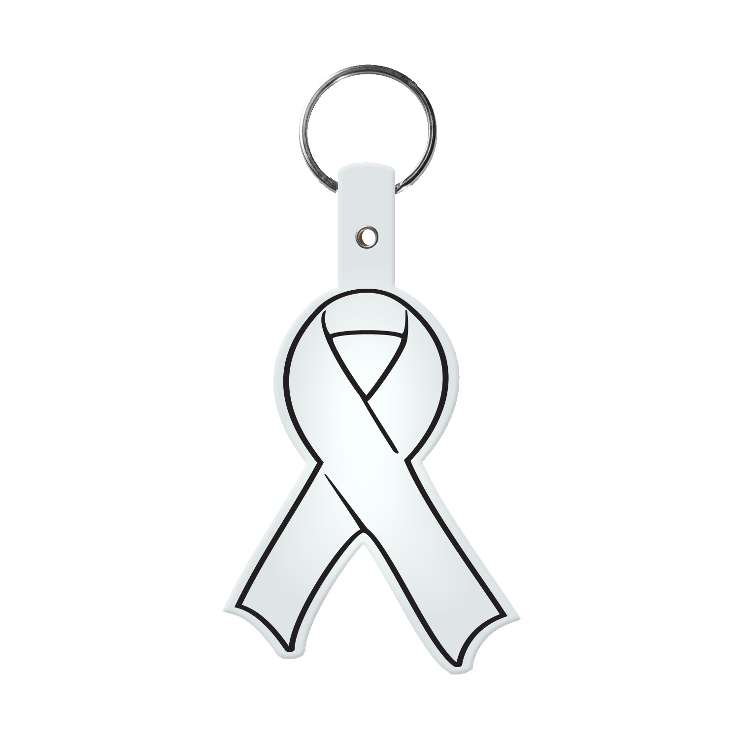 Picture of Awareness Ribbon Flexible Key Tag