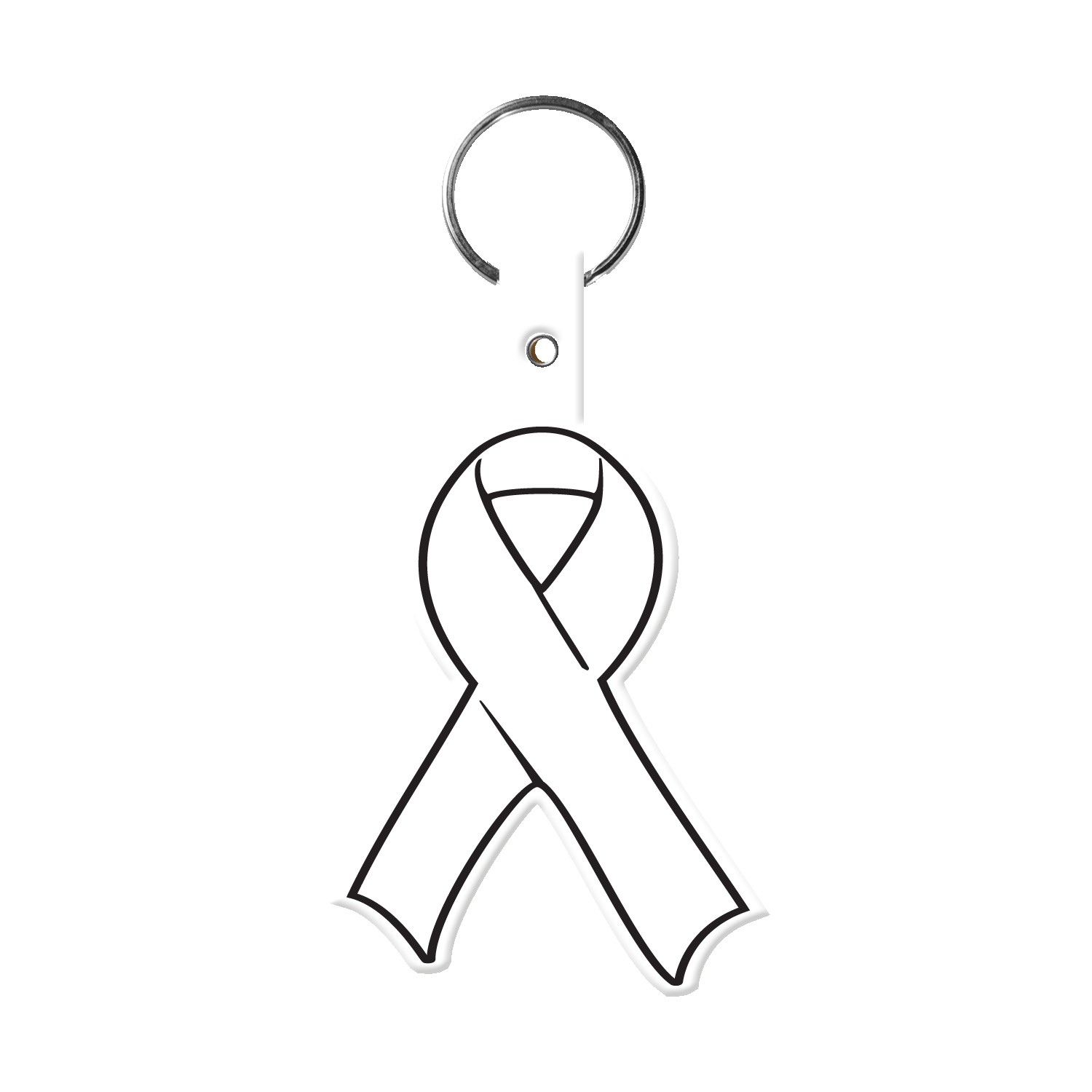 Picture of Awareness Ribbon Flexible Key Tag
