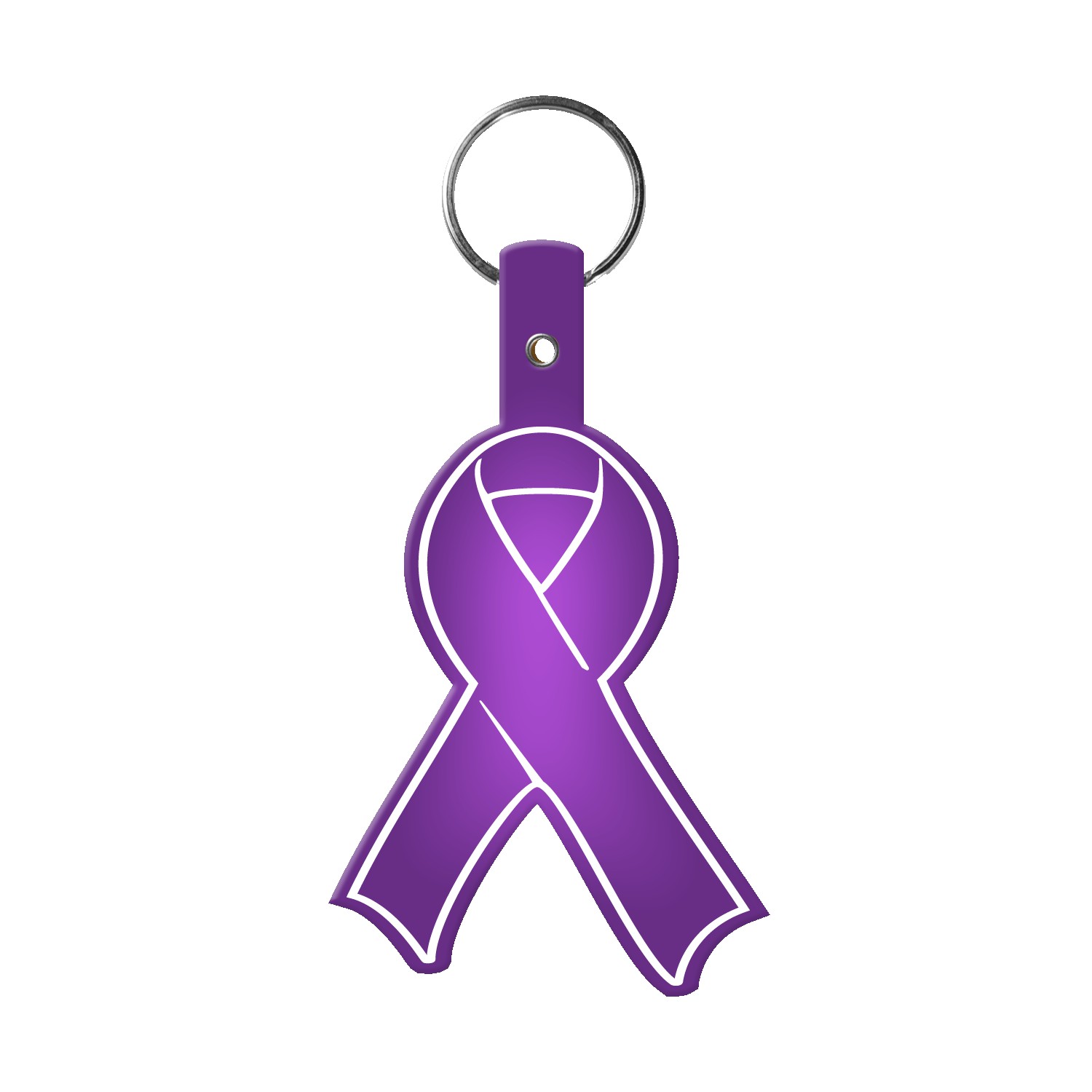 Picture of Awareness Ribbon Flexible Key Tag