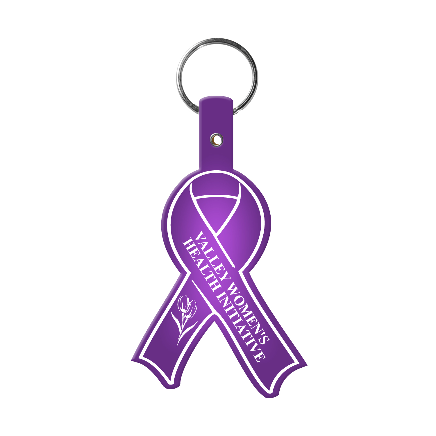 Picture of Awareness Ribbon Flexible Key Tag