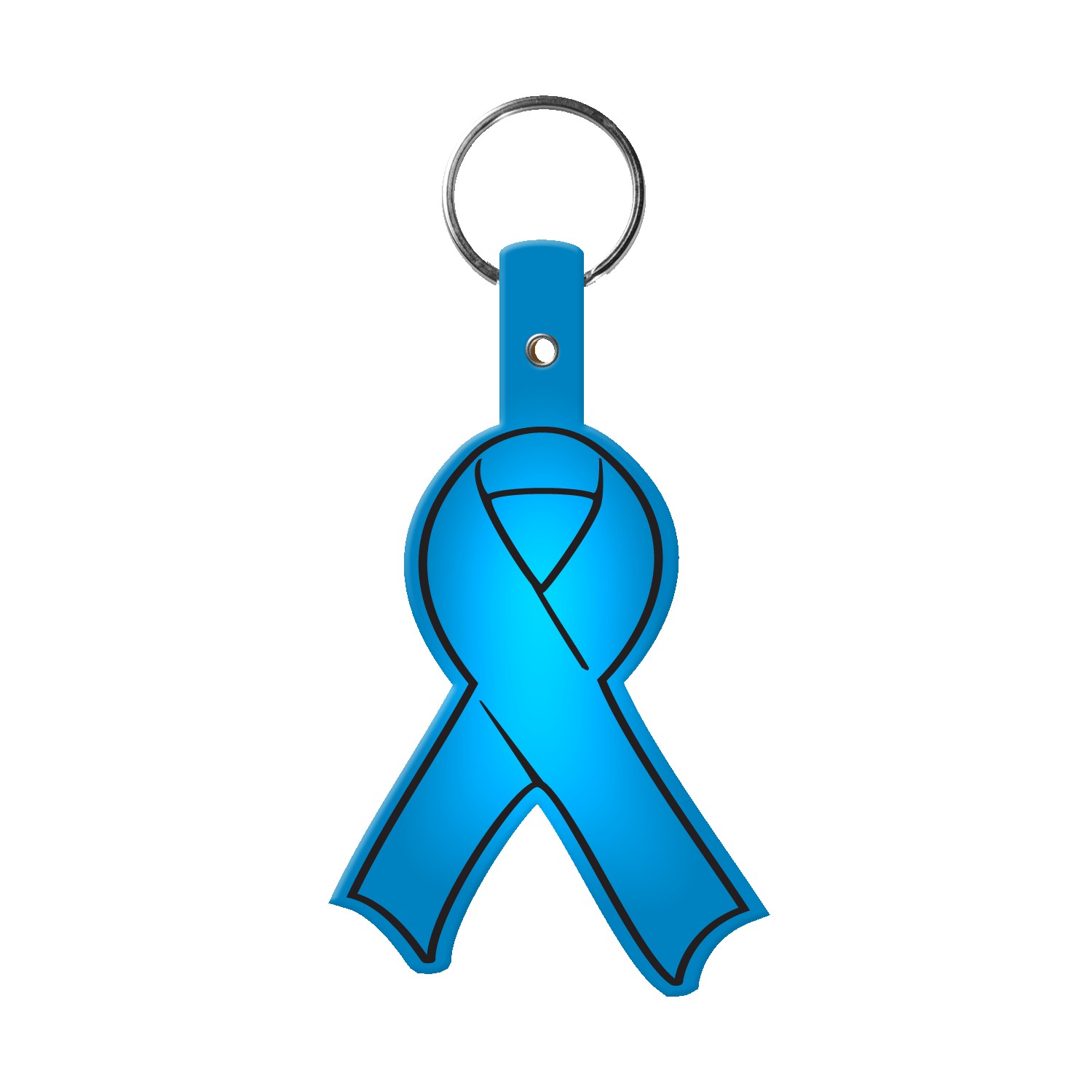 Picture of Awareness Ribbon Flexible Key Tag