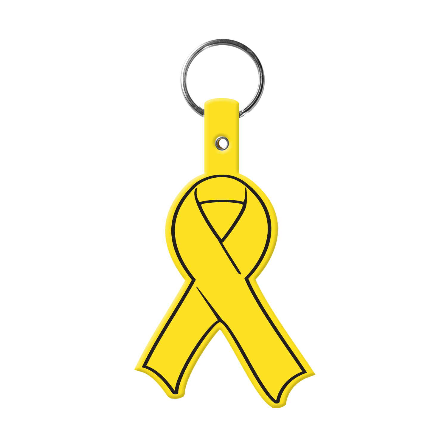 Picture of Awareness Ribbon Flexible Key Tag