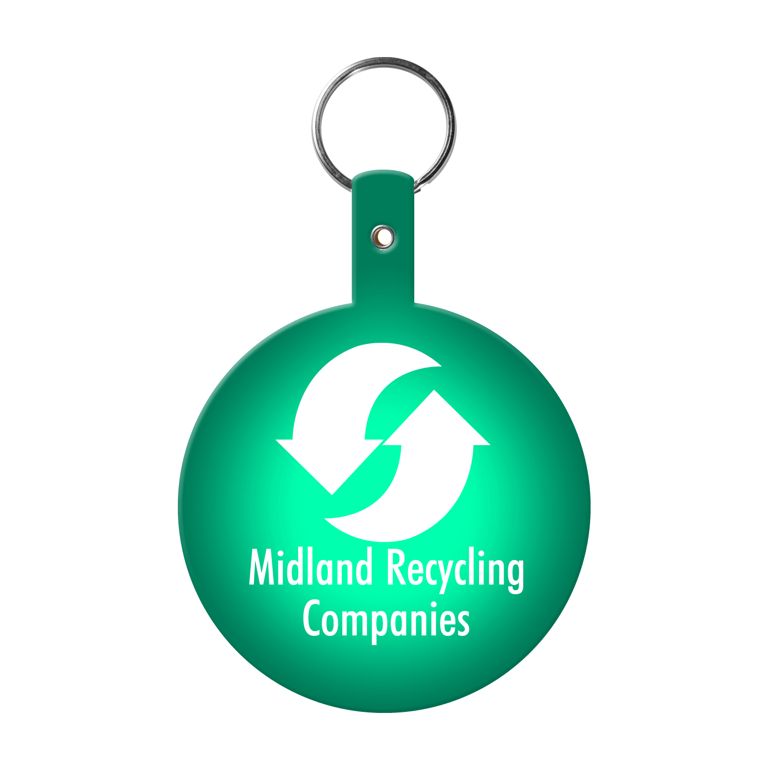 Picture of Large Circle Flexible Key Tag