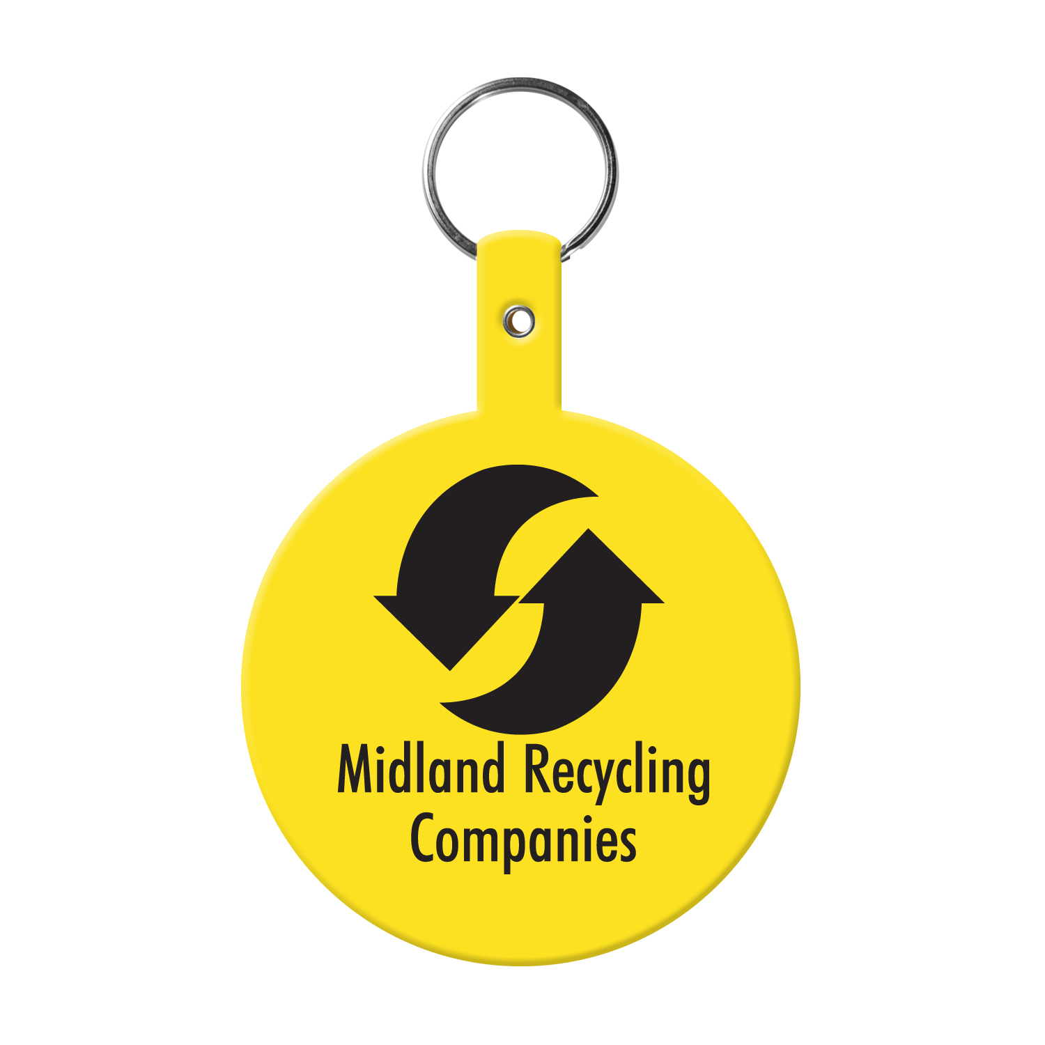 Picture of Large Circle Flexible Key Tag