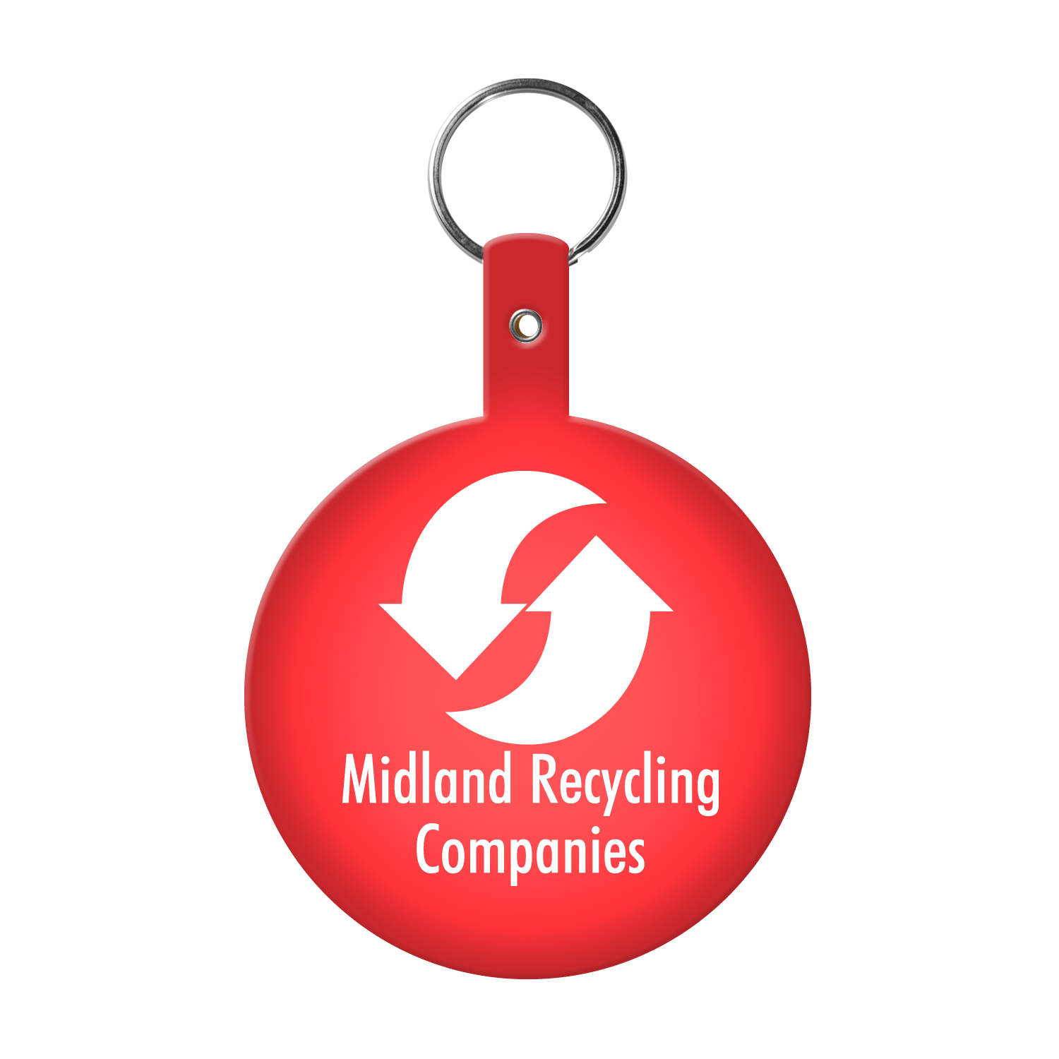 Picture of Large Circle Flexible Key Tag