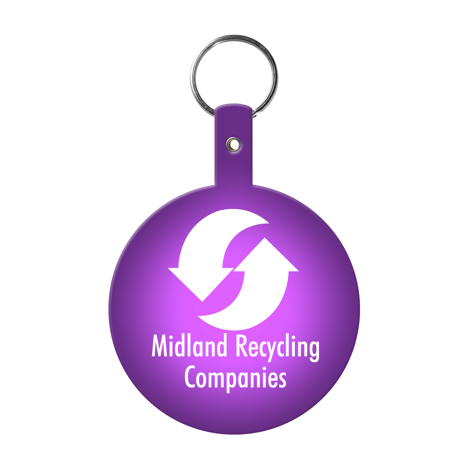 Picture of Large Circle Flexible Key Tag