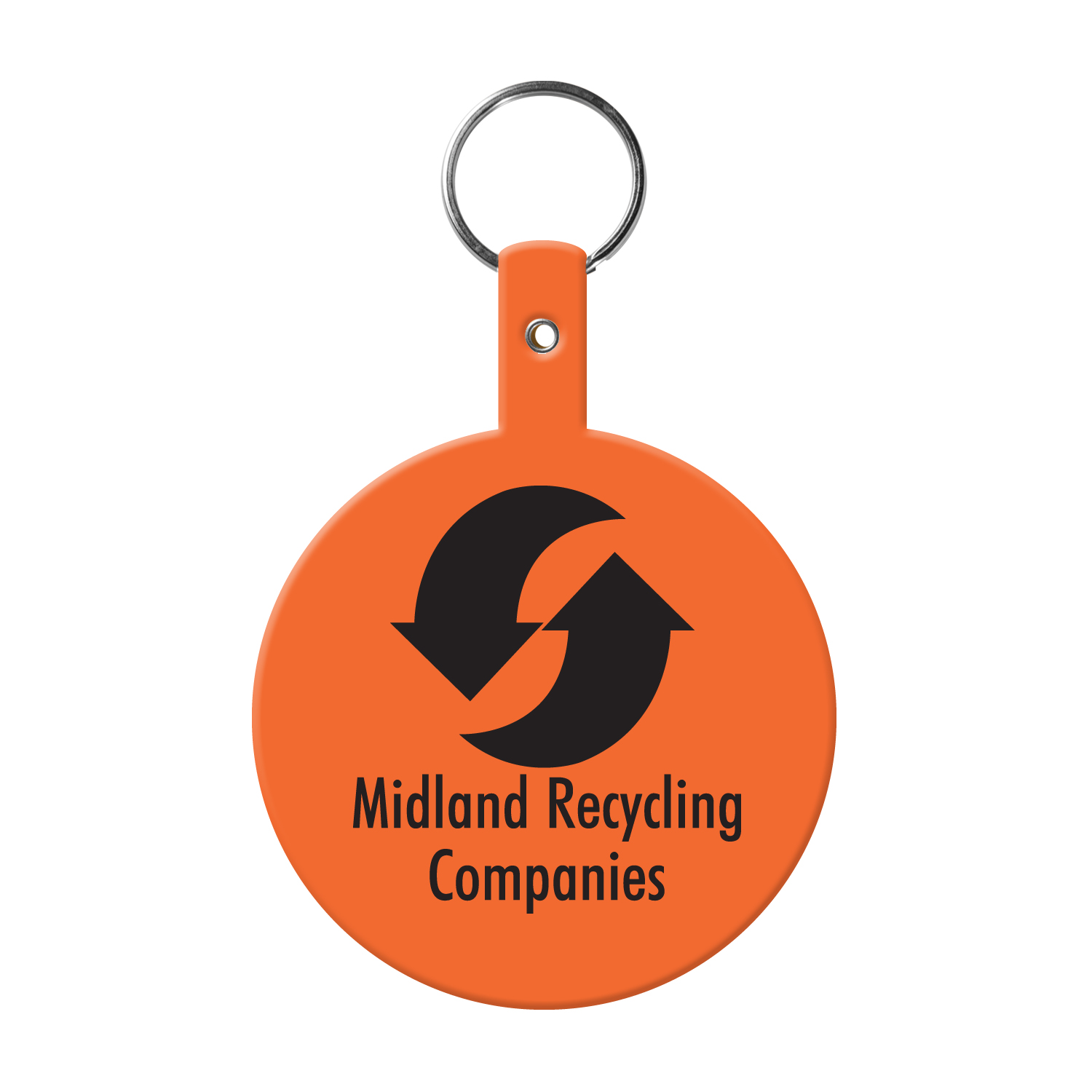 Picture of Large Circle Flexible Key Tag