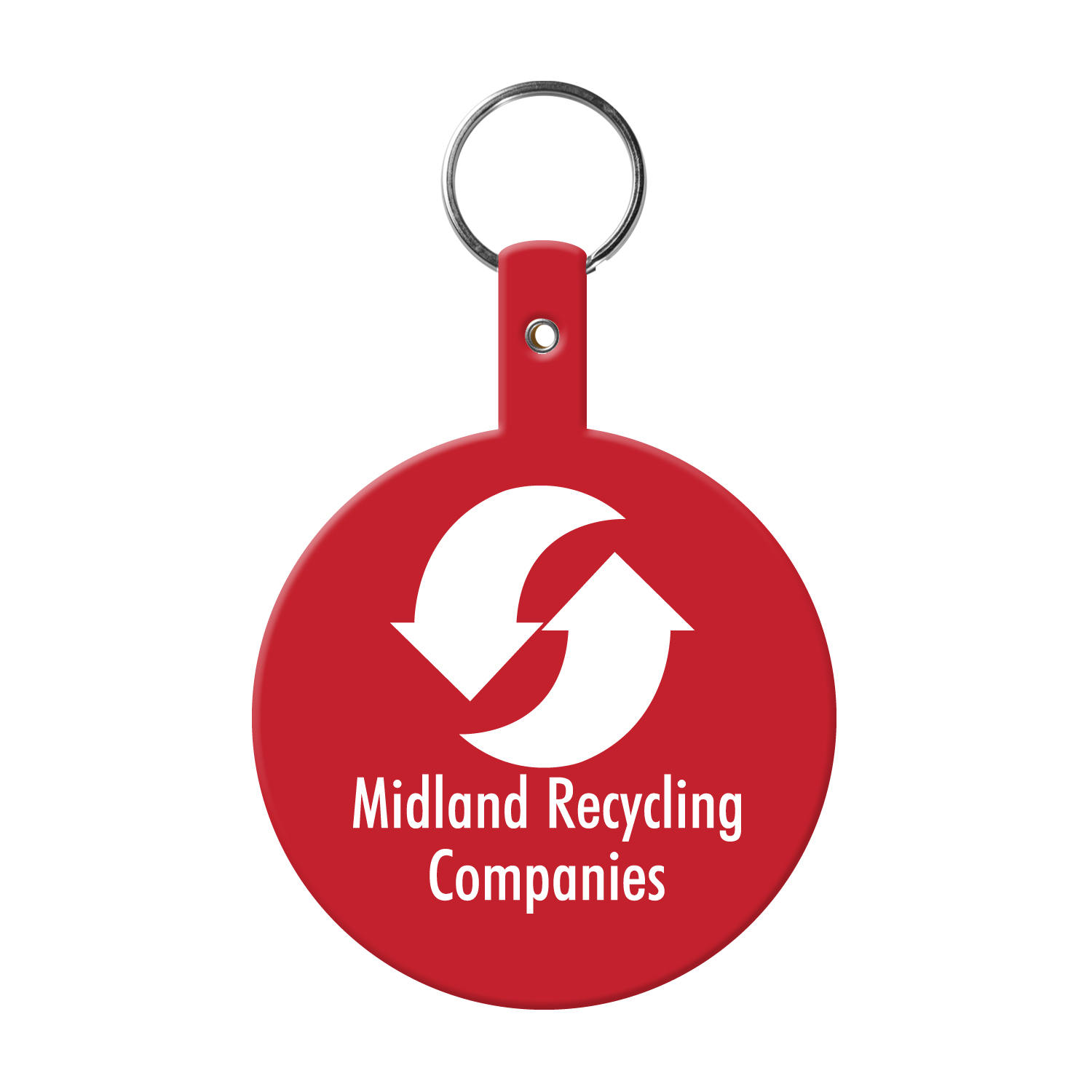 Picture of Large Circle Flexible Key Tag