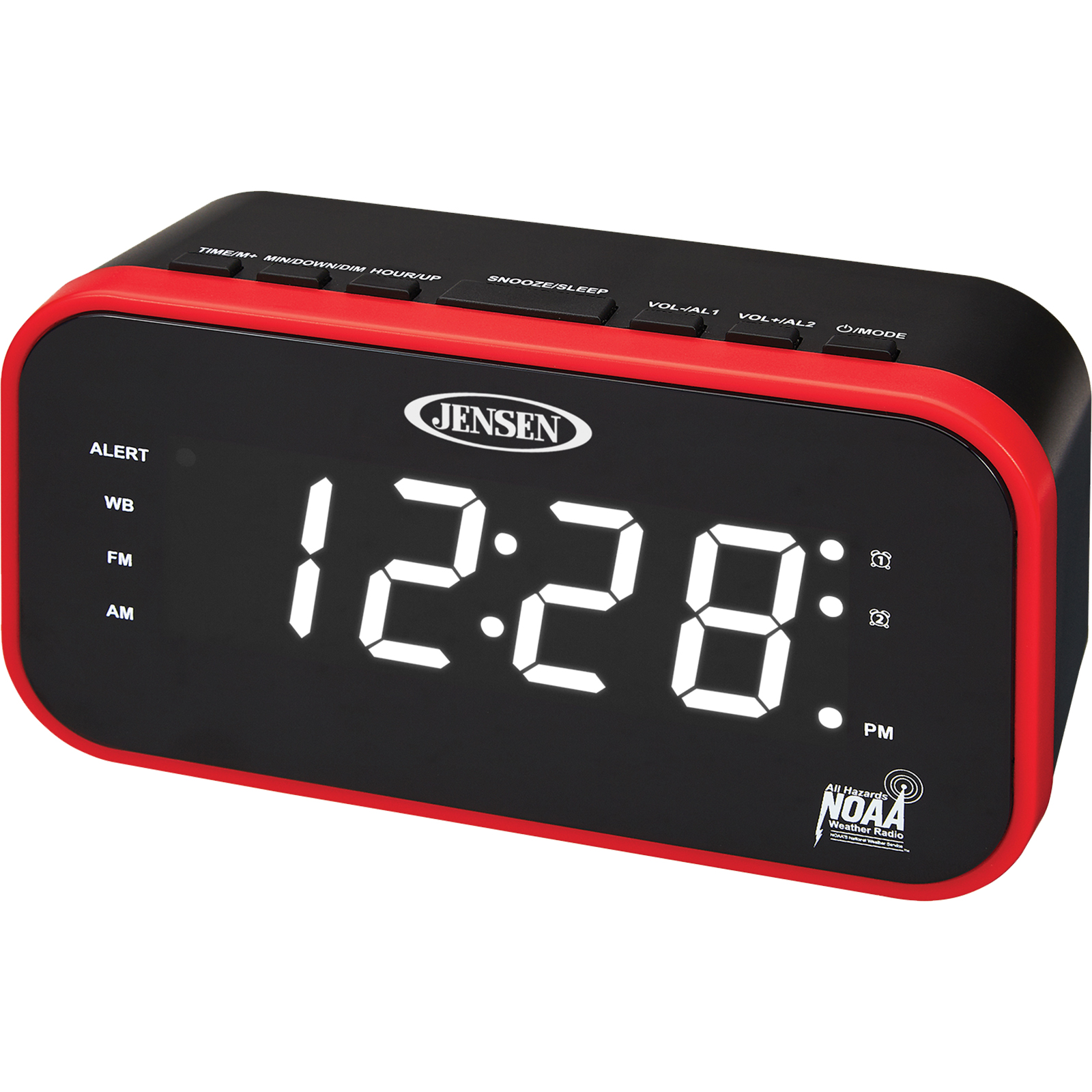 Picture of Jensen® AM/FM Weather Band Clock Radio w/Weather Alert