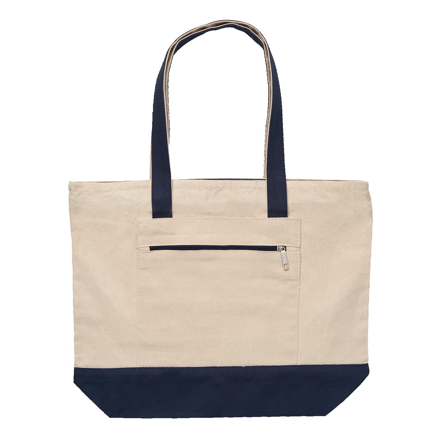 Picture of 12 Oz. Cotton Canvas Zippered Tote Bag