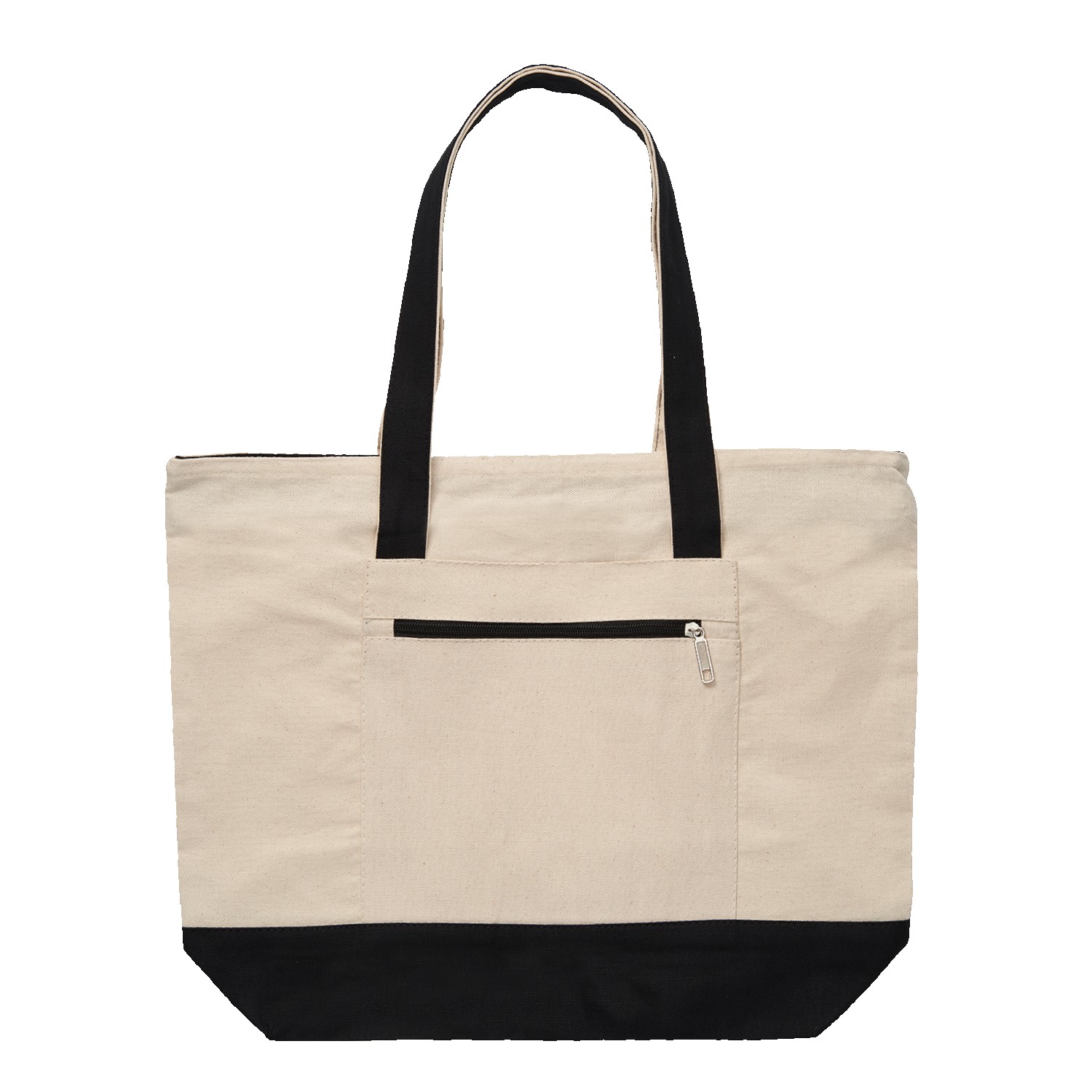 Picture of 12 Oz. Cotton Canvas Zippered Tote Bag
