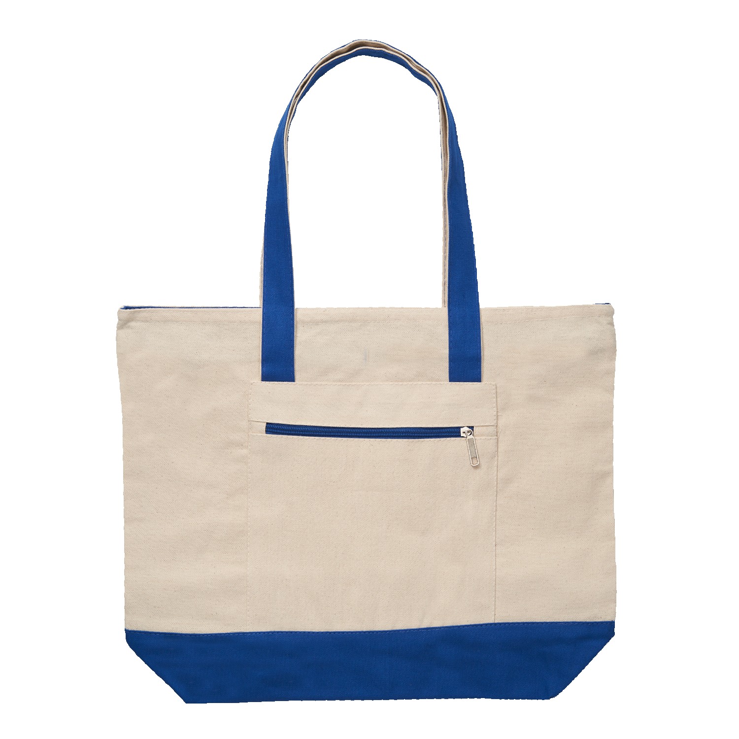 Picture of 12 Oz. Cotton Canvas Zippered Tote Bag