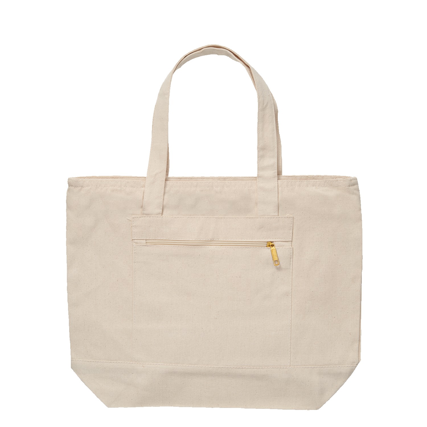 Picture of 12 Oz. Cotton Canvas Zippered Tote Bag