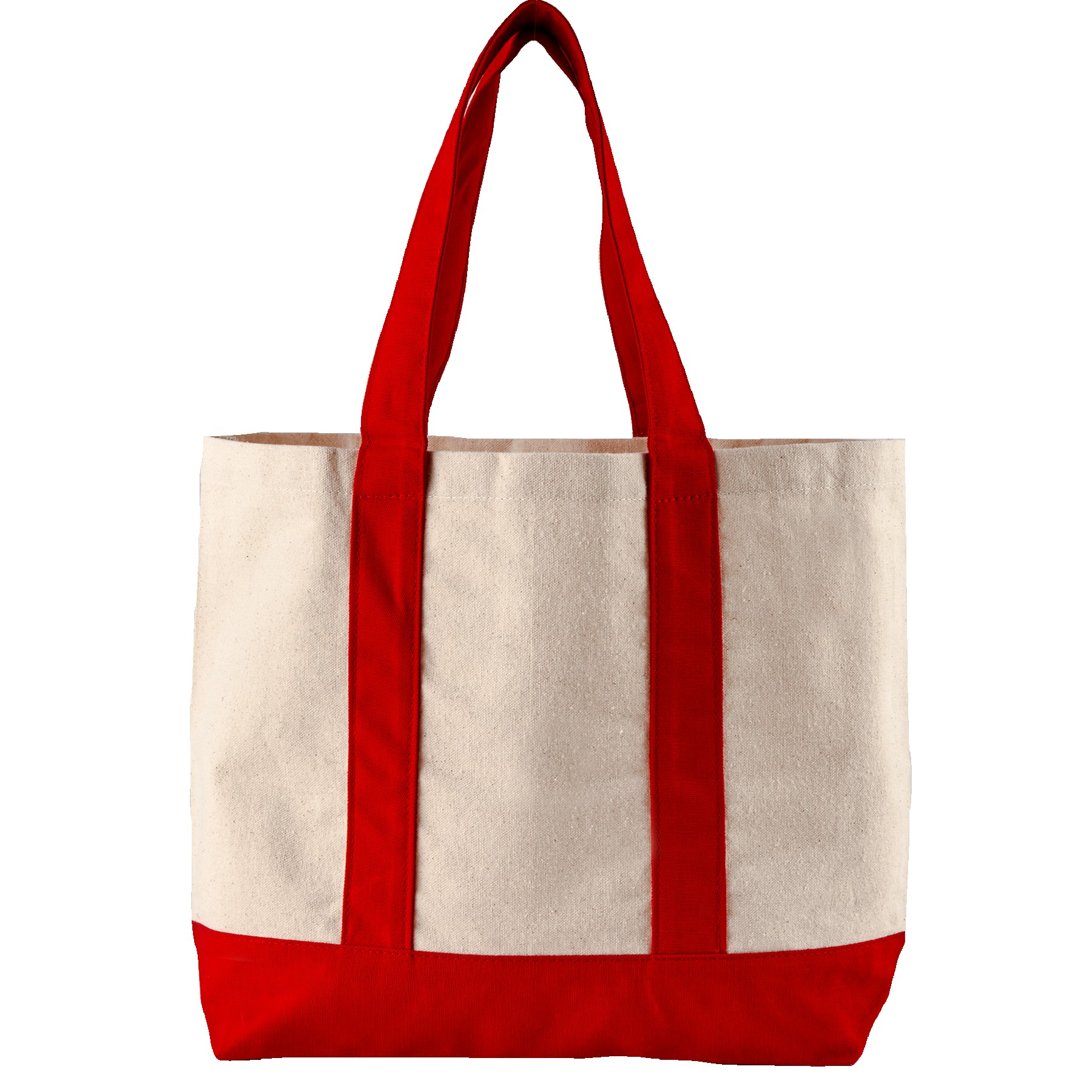 Picture of 10 Oz. Newport Cotton Canvas Striped Tote Bag