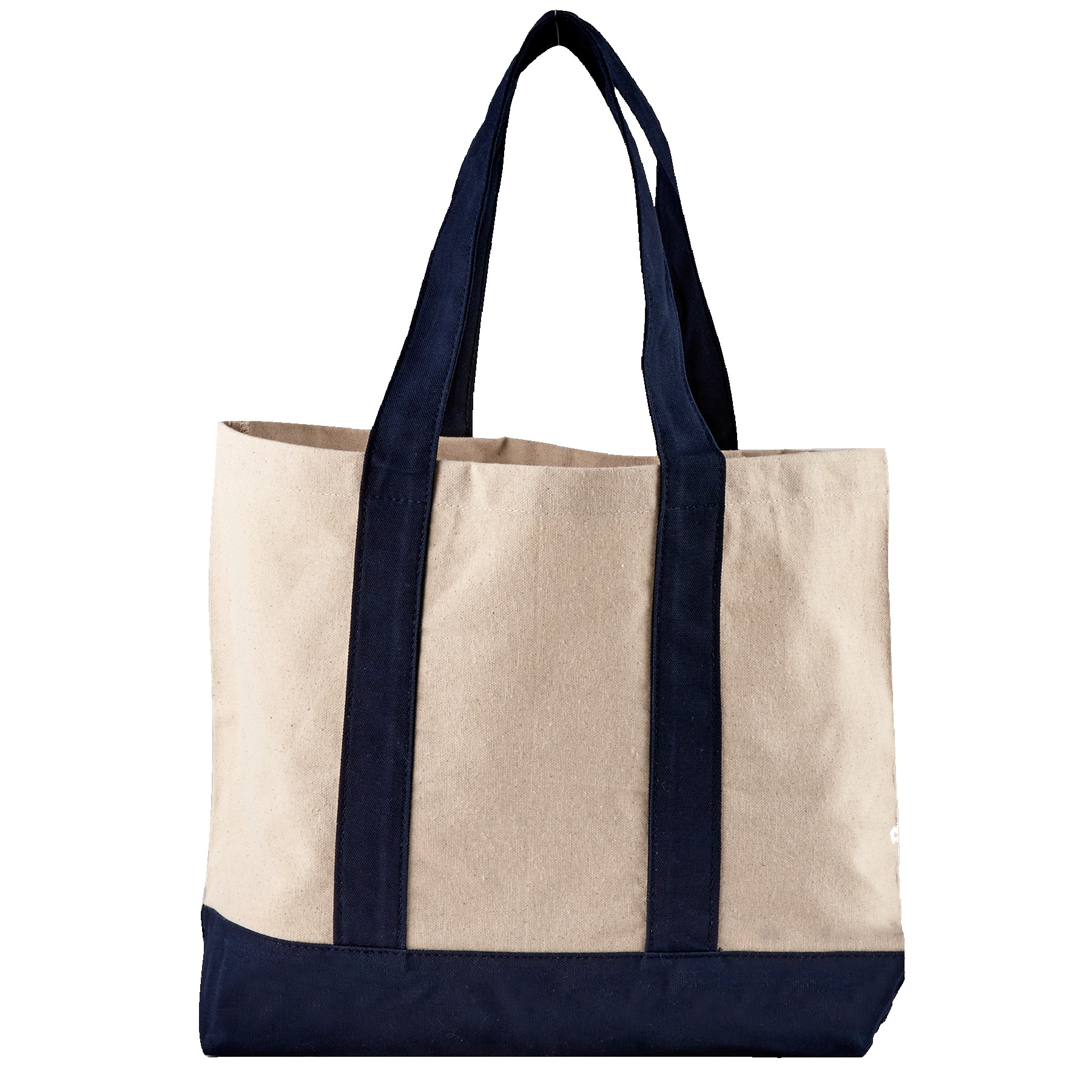 Picture of 10 Oz. Newport Cotton Canvas Striped Tote Bag