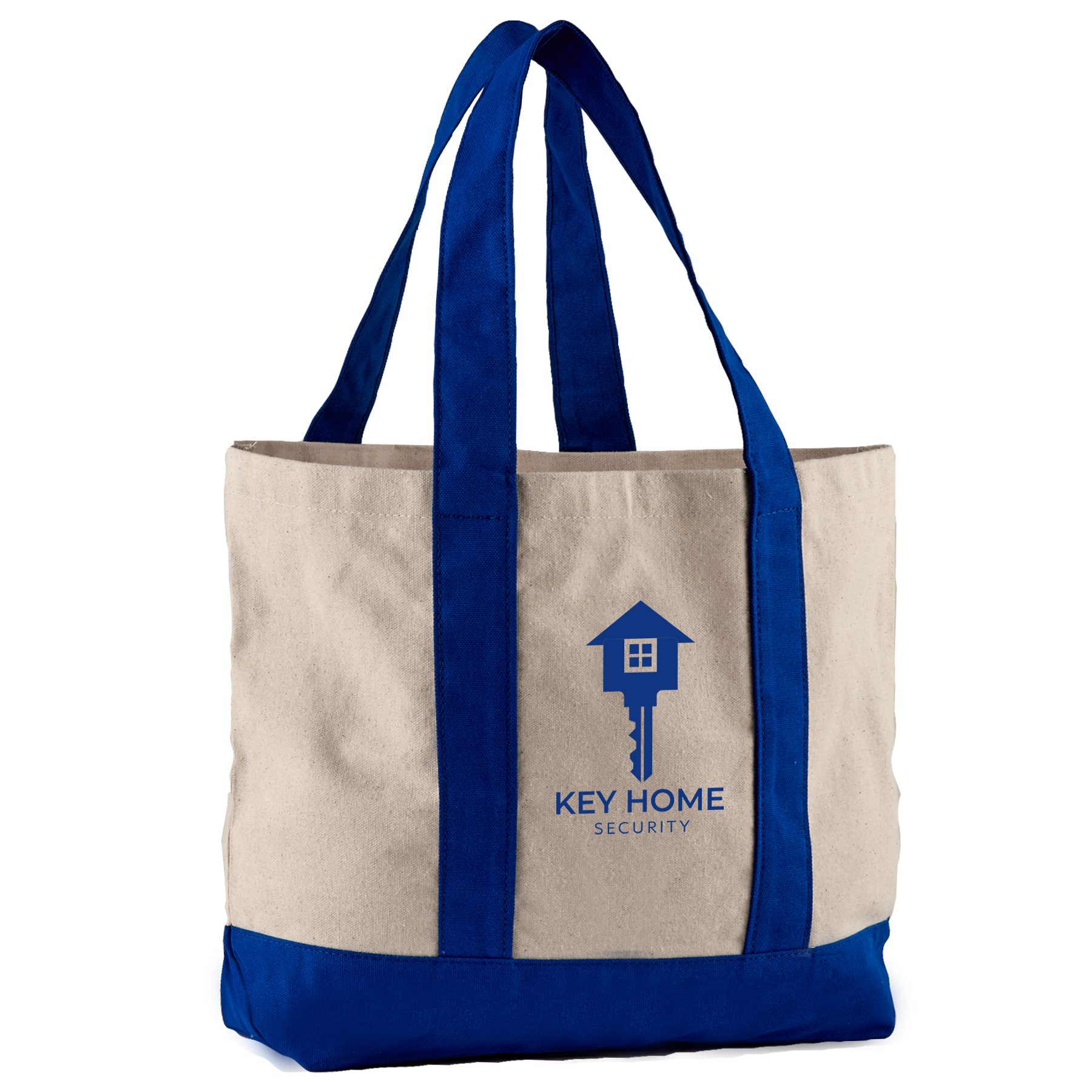 Picture of 10 Oz. Newport Cotton Canvas Striped Tote Bag