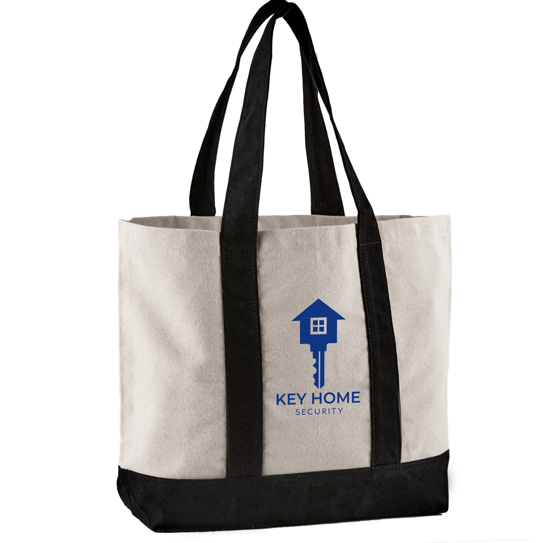 Picture of 10 Oz. Newport Cotton Canvas Striped Tote Bag