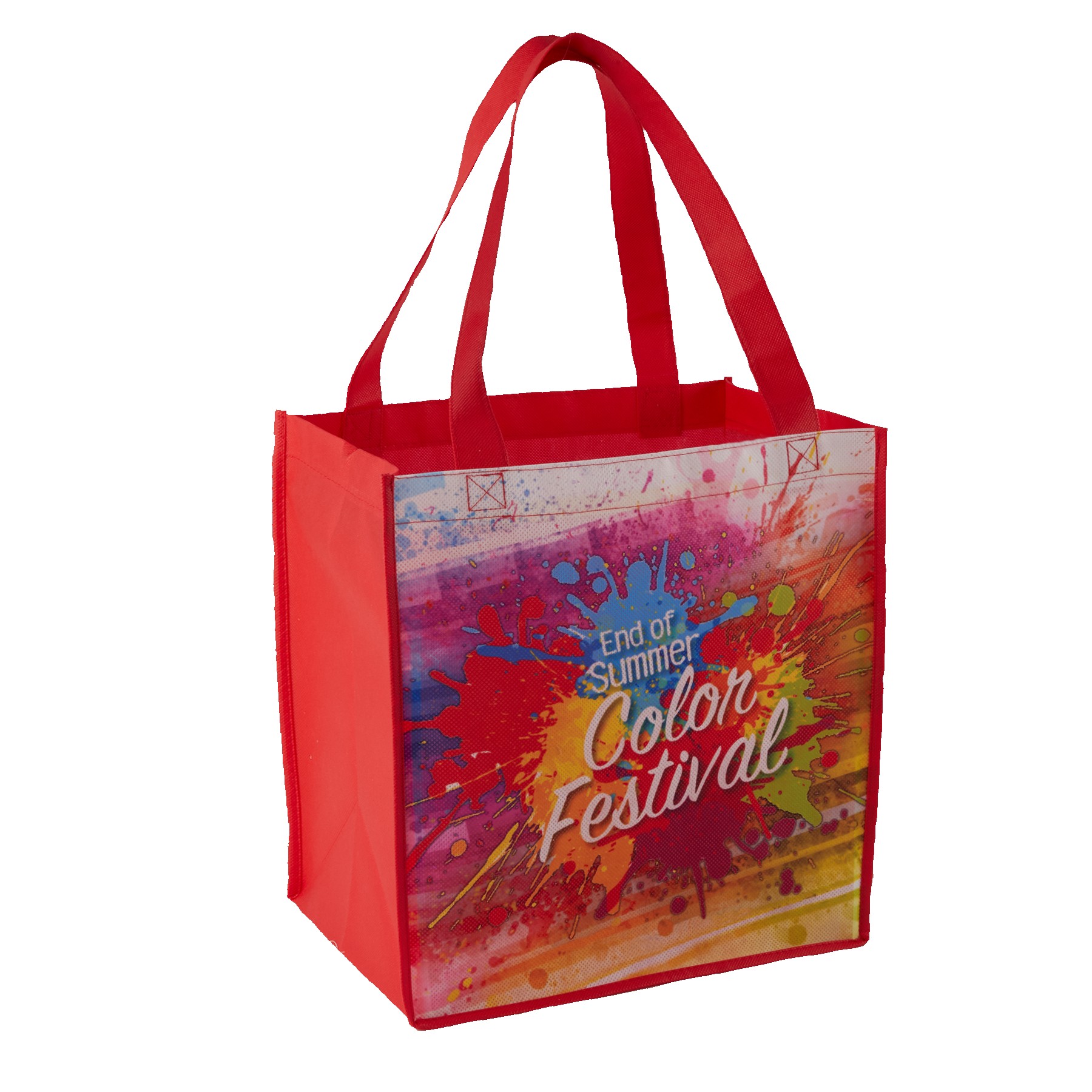 Picture of Sublimated Non-Woven Grocery Tote Bag