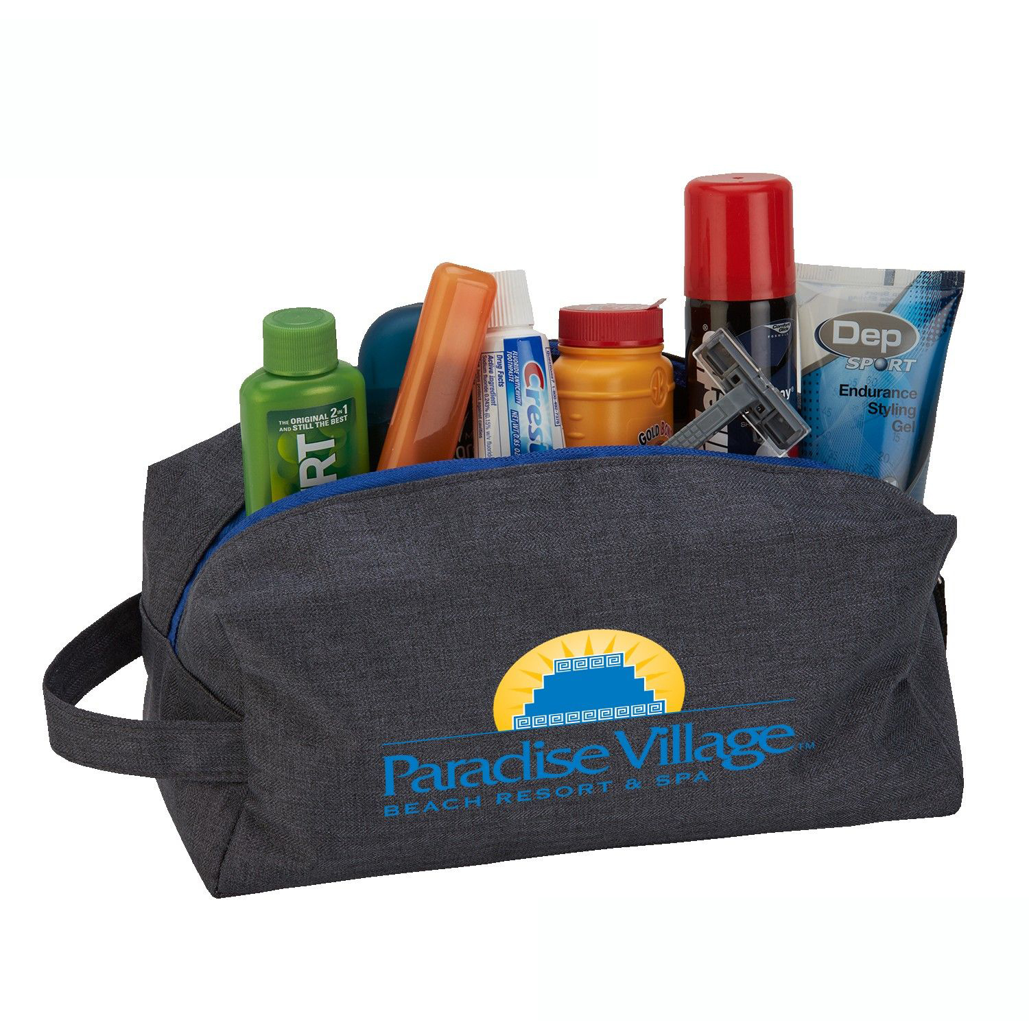 Picture of Heathered Dopp Kit Toiletry Bag