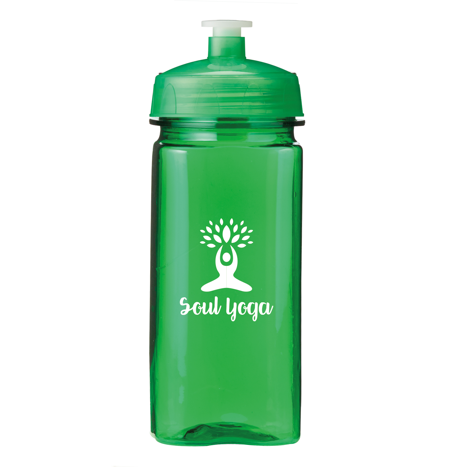 Picture of 16 Oz. PolySure™ Squared Up Sports Water Bottle