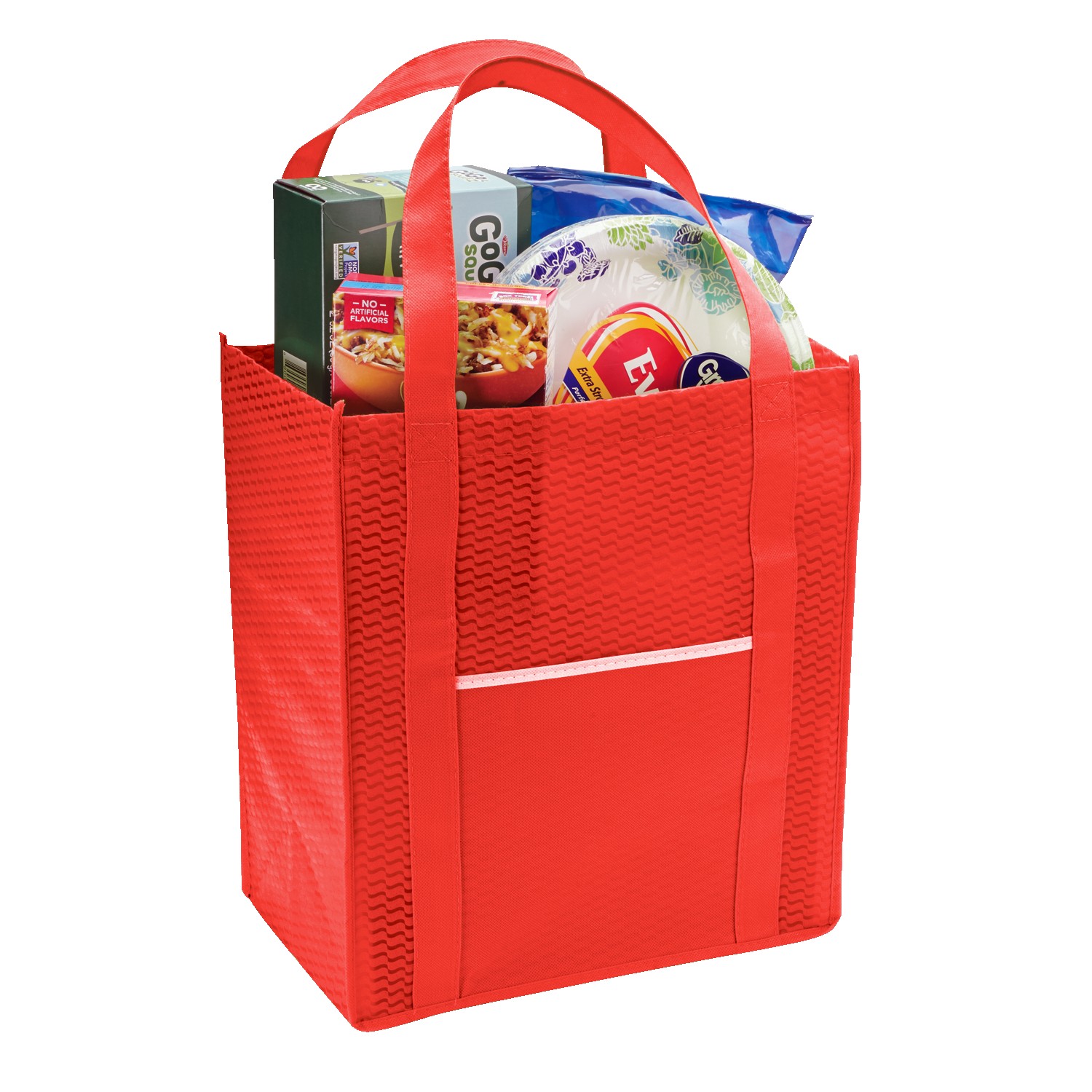 Picture of Riptide Non-Woven Grocery Tote Bag