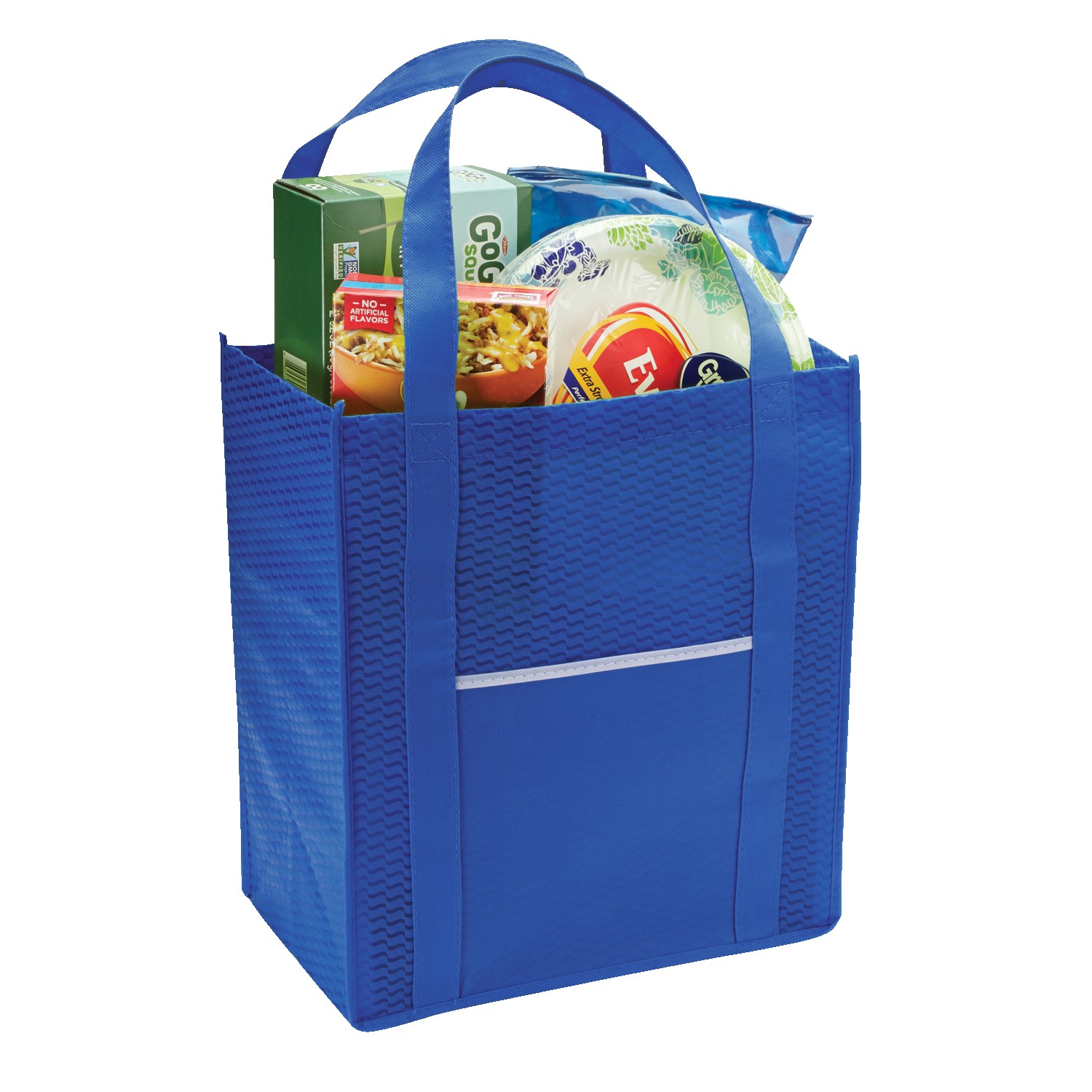 Picture of Riptide Non-Woven Grocery Tote Bag