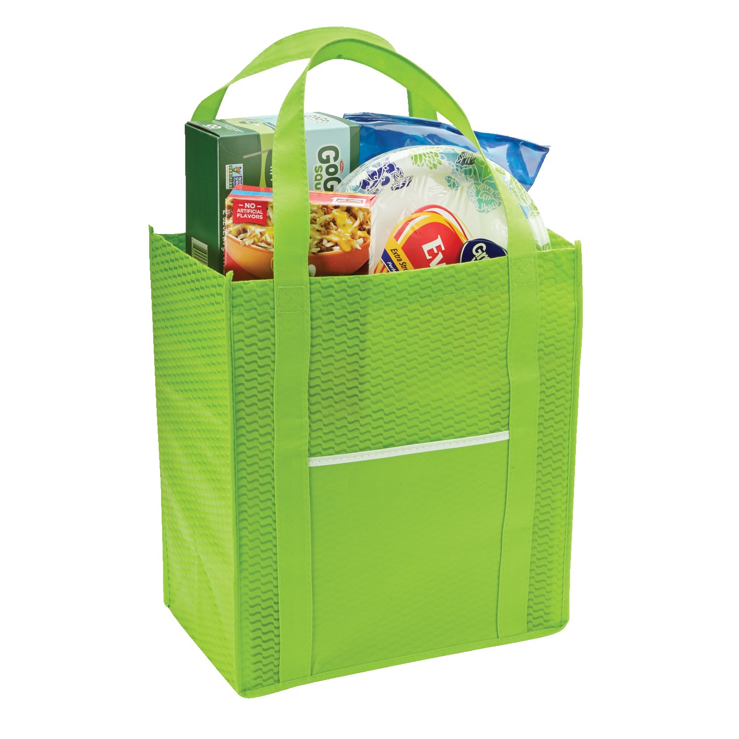 Picture of Riptide Non-Woven Grocery Tote Bag