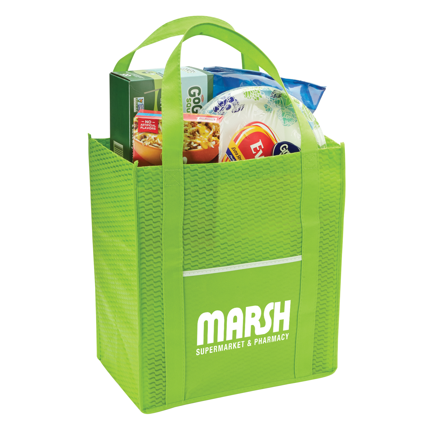 Picture of Riptide Non-Woven Grocery Tote Bag