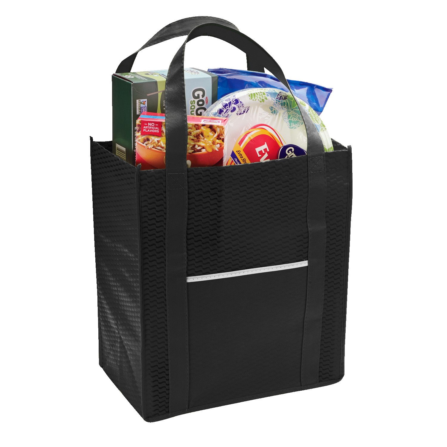 Picture of Riptide Non-Woven Grocery Tote Bag