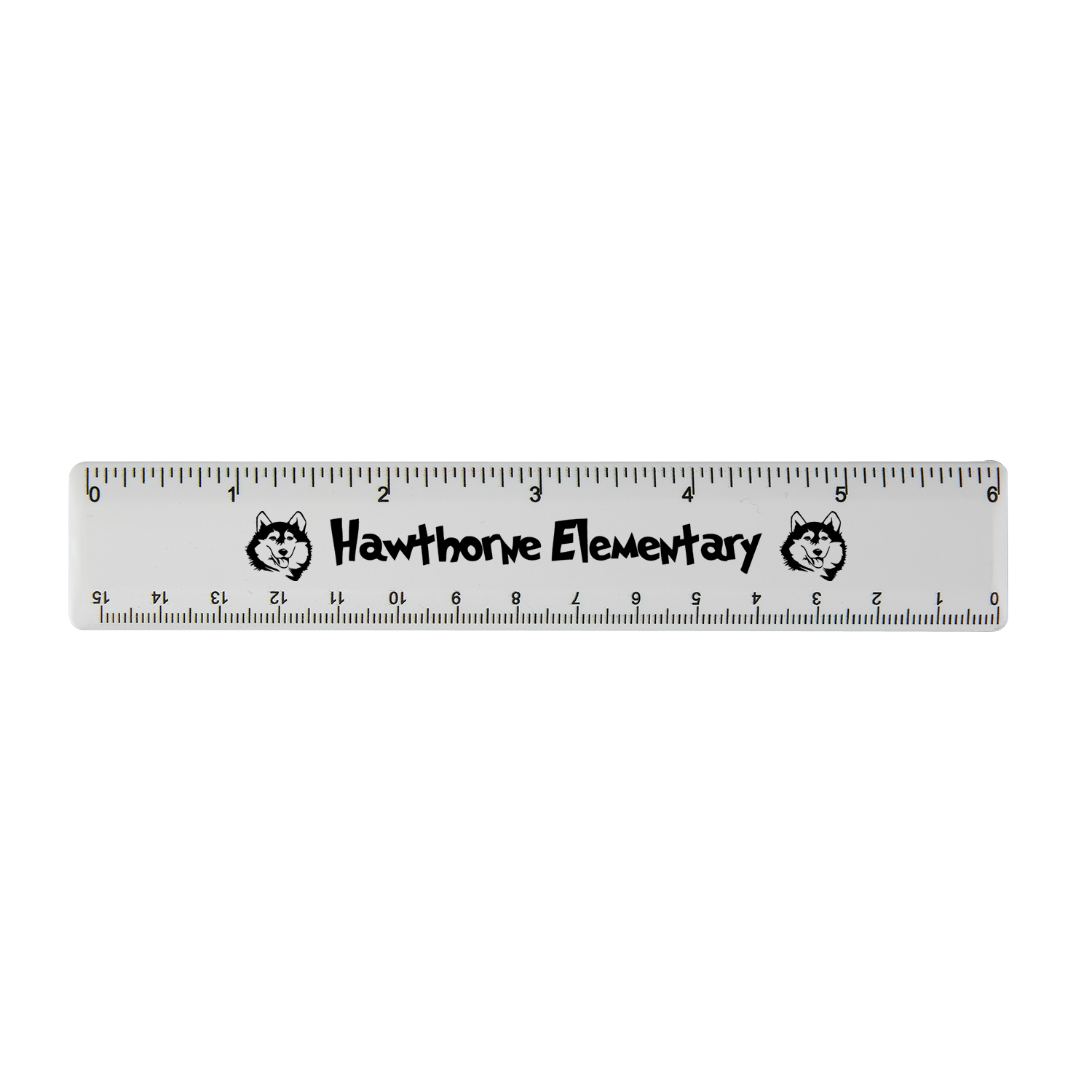 Picture of 6" Plastic Ruler