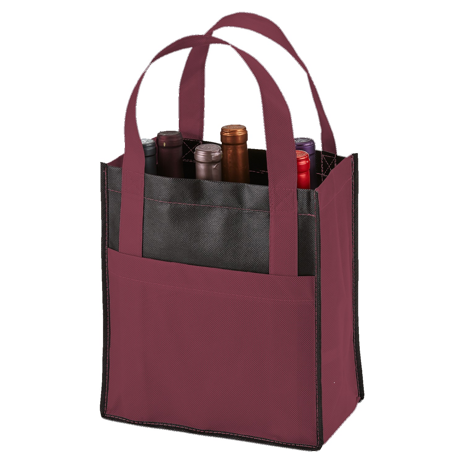 Picture of Toscana Six Bottle Non-Woven Wine Tote Bag