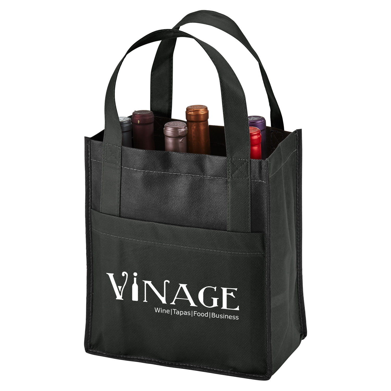 Picture of Toscana Six Bottle Non-Woven Wine Tote Bag