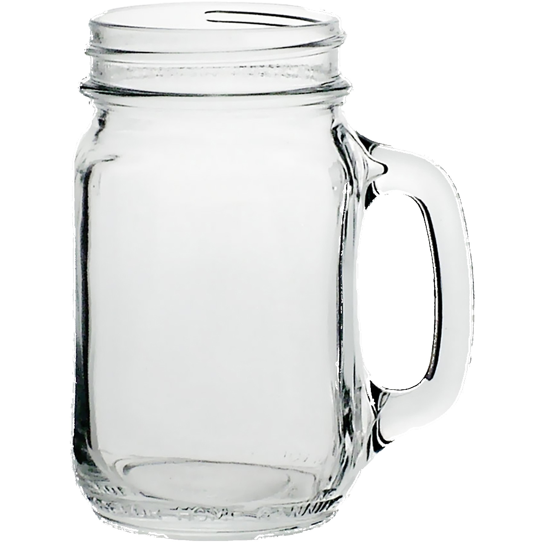 Picture of 16 Oz. Maplewood Libbey Mason Jar Mug with Handle