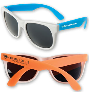 Picture of Neon Sunglasses w/White Frame