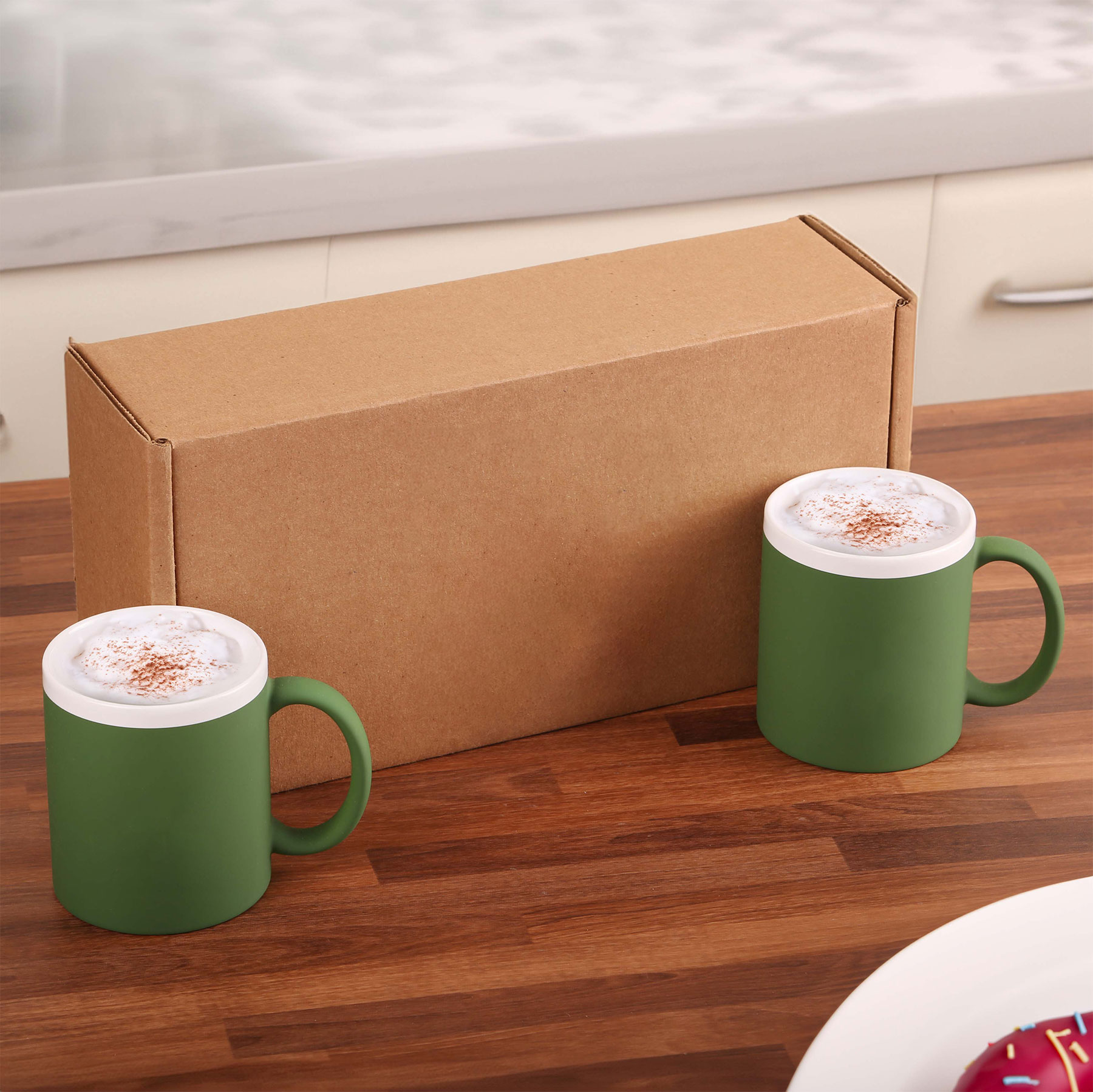 Picture of 11 Oz. Sunrise Velvet-Touch Ceramic Coffee Mug Set
